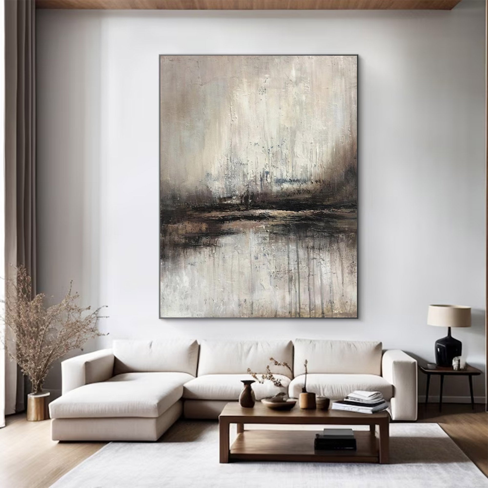 Large Abstract Oil Painting Decor | KelorArt #AG 136