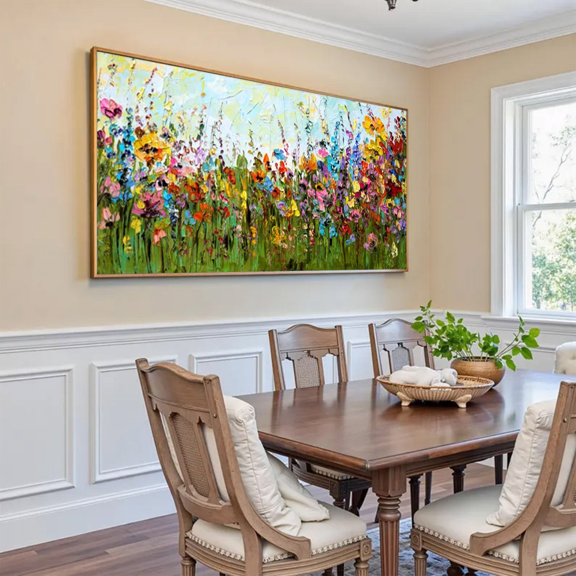 Large Modern Floral Painting | KelorArt #AG 155