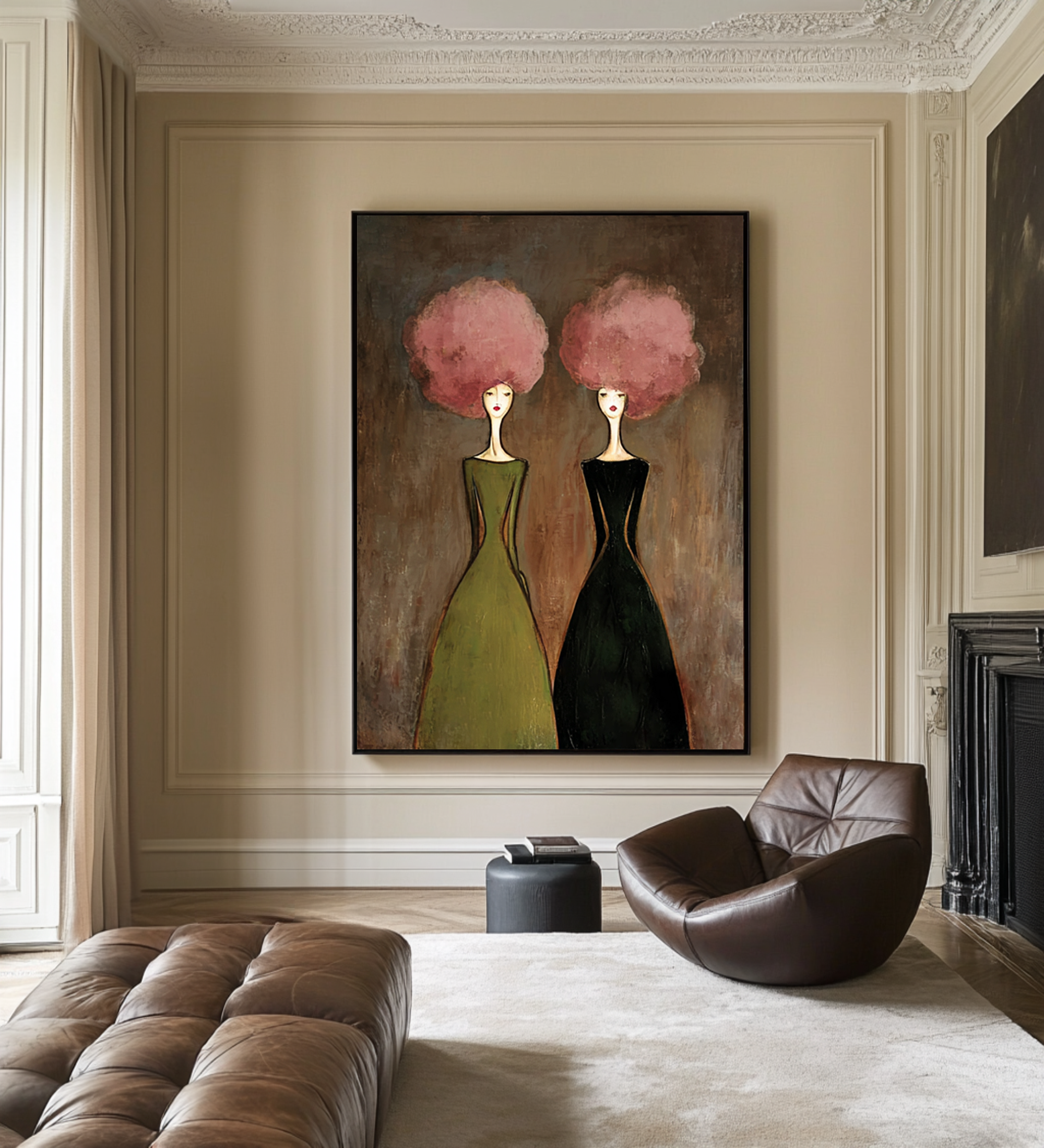 Hand - Painted Figurative Artwork on Canvas | KelorArt