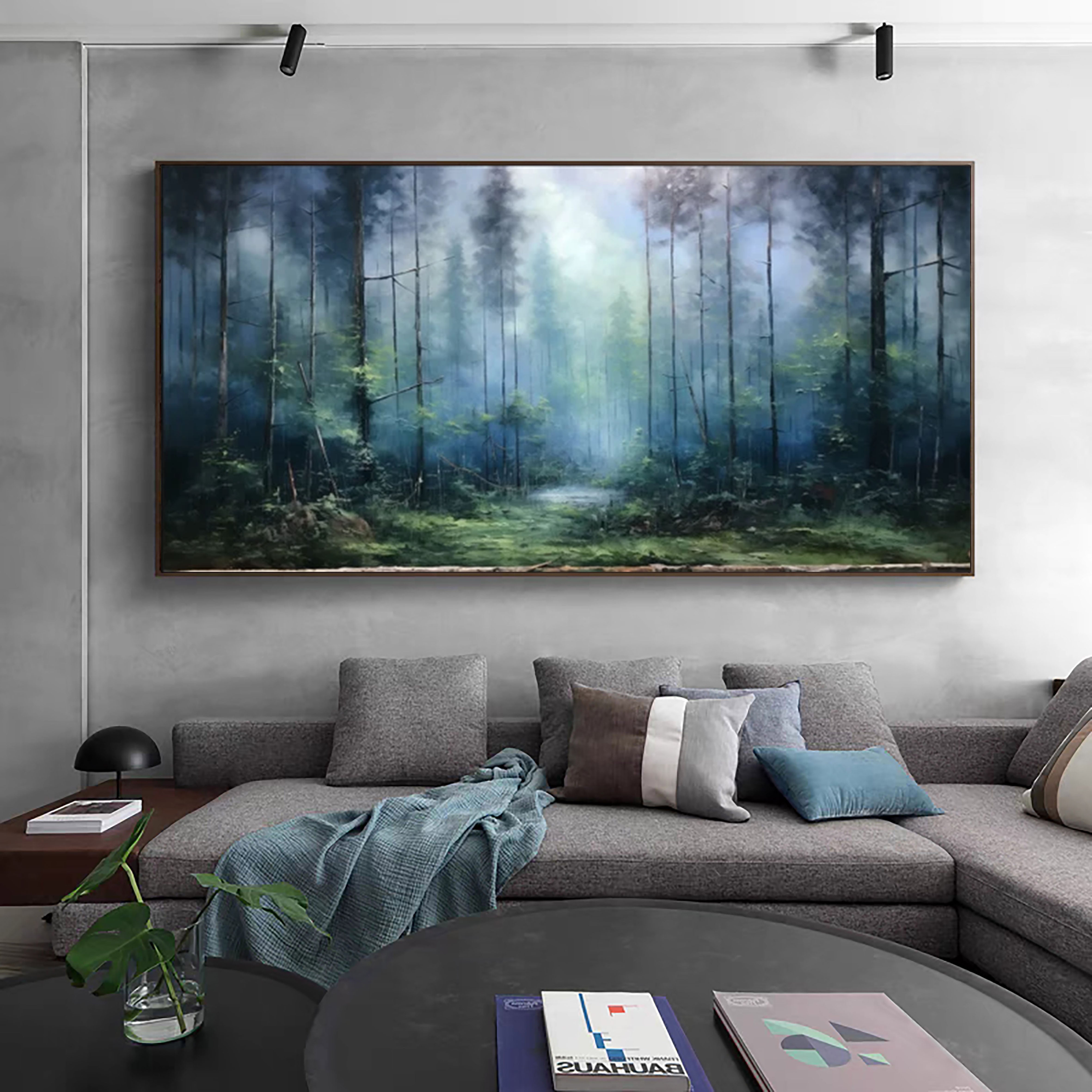 Mystical Forest Canvas Art for Chic Interior Design #TP054