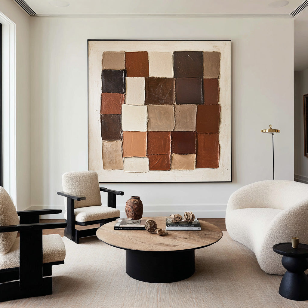 Large Textured Abstract Blocks | KelorArt #CZ 007