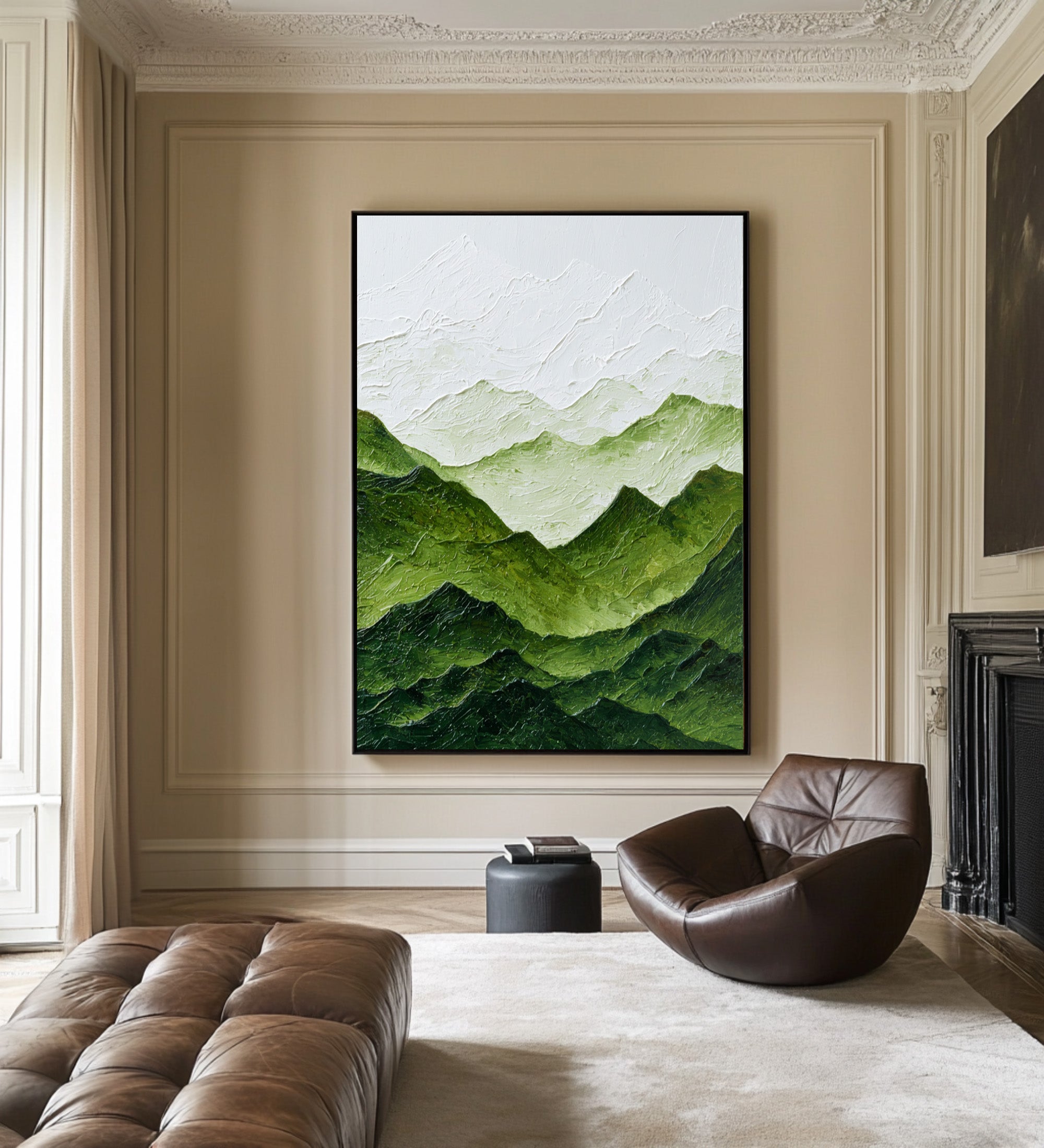 Large Modern Green Terrain | KelorArt #CZ 004
