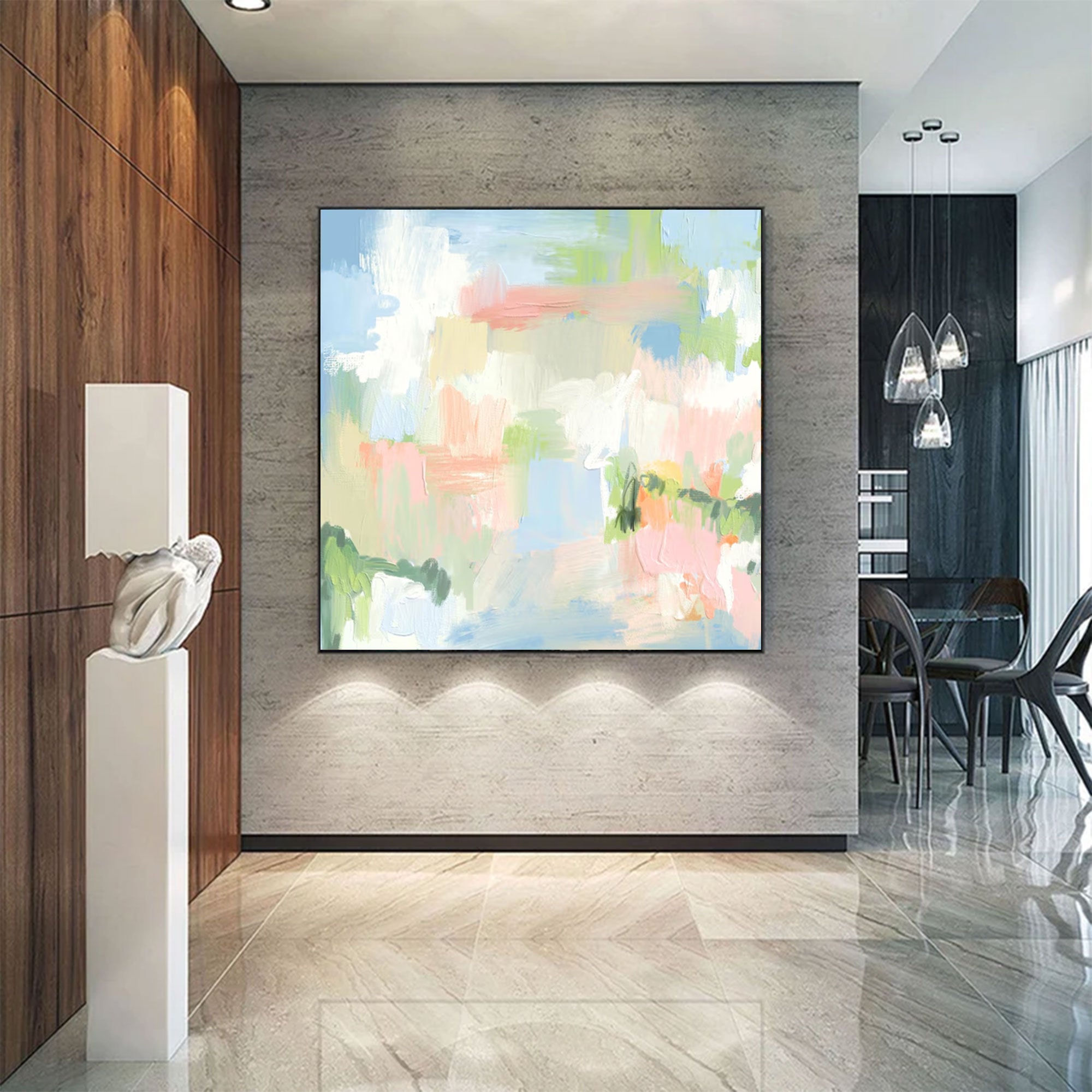 Large Textured Modern Painting| KelorArt #AG 164