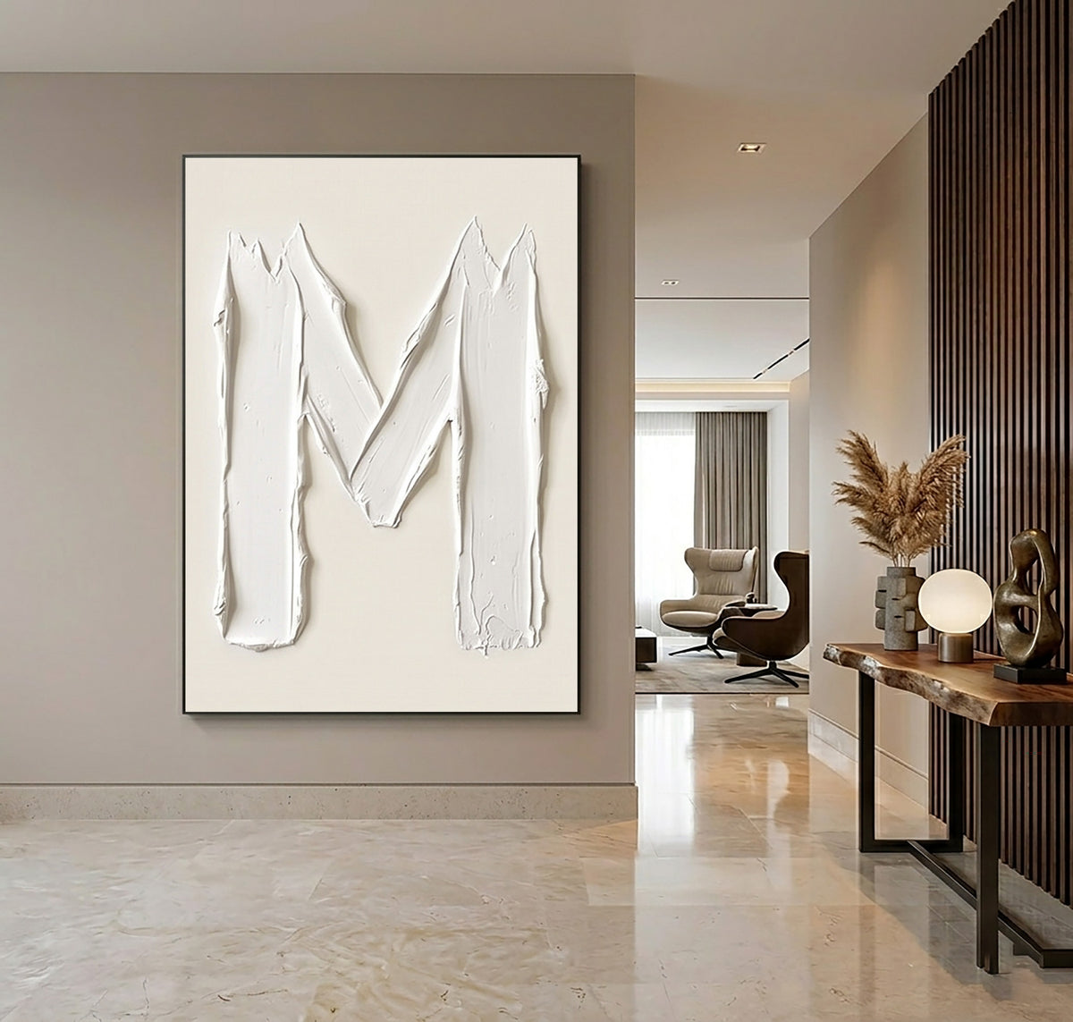 The Space Between Rising Gestures Large White Abstract Wall Art Textured Sculptural Relief Modern Minimalist Decor