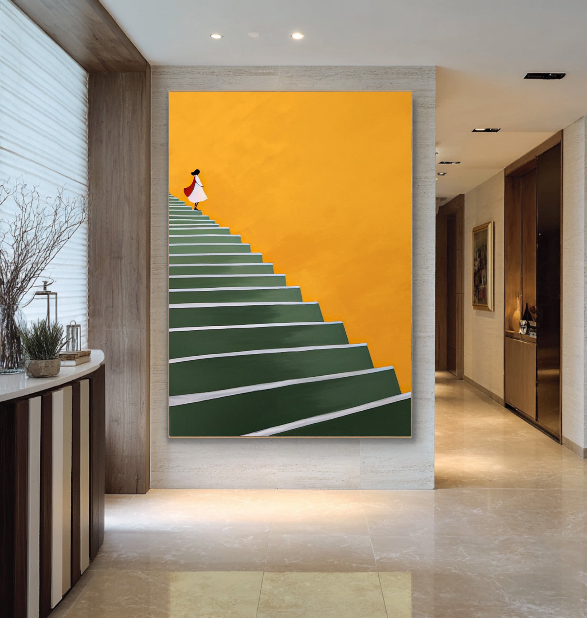 Large Inspirational Figurative Wall Art | KelorArt #CZ 012