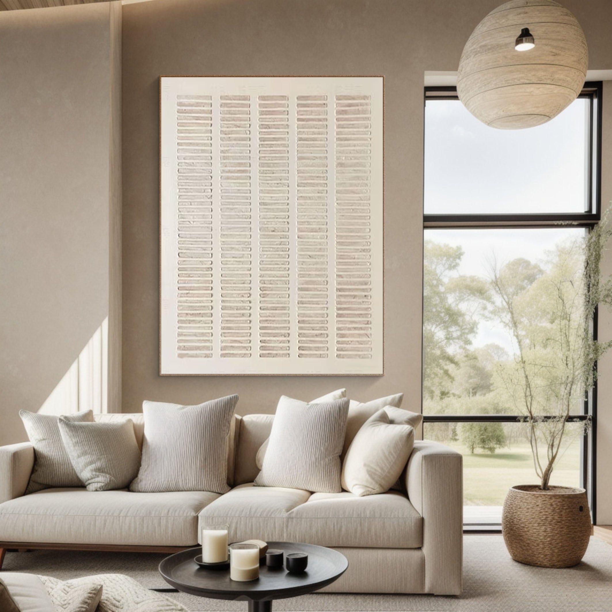 Modern Minimalist Texture Wabi Sabi Art in Neutral Tones #MM181