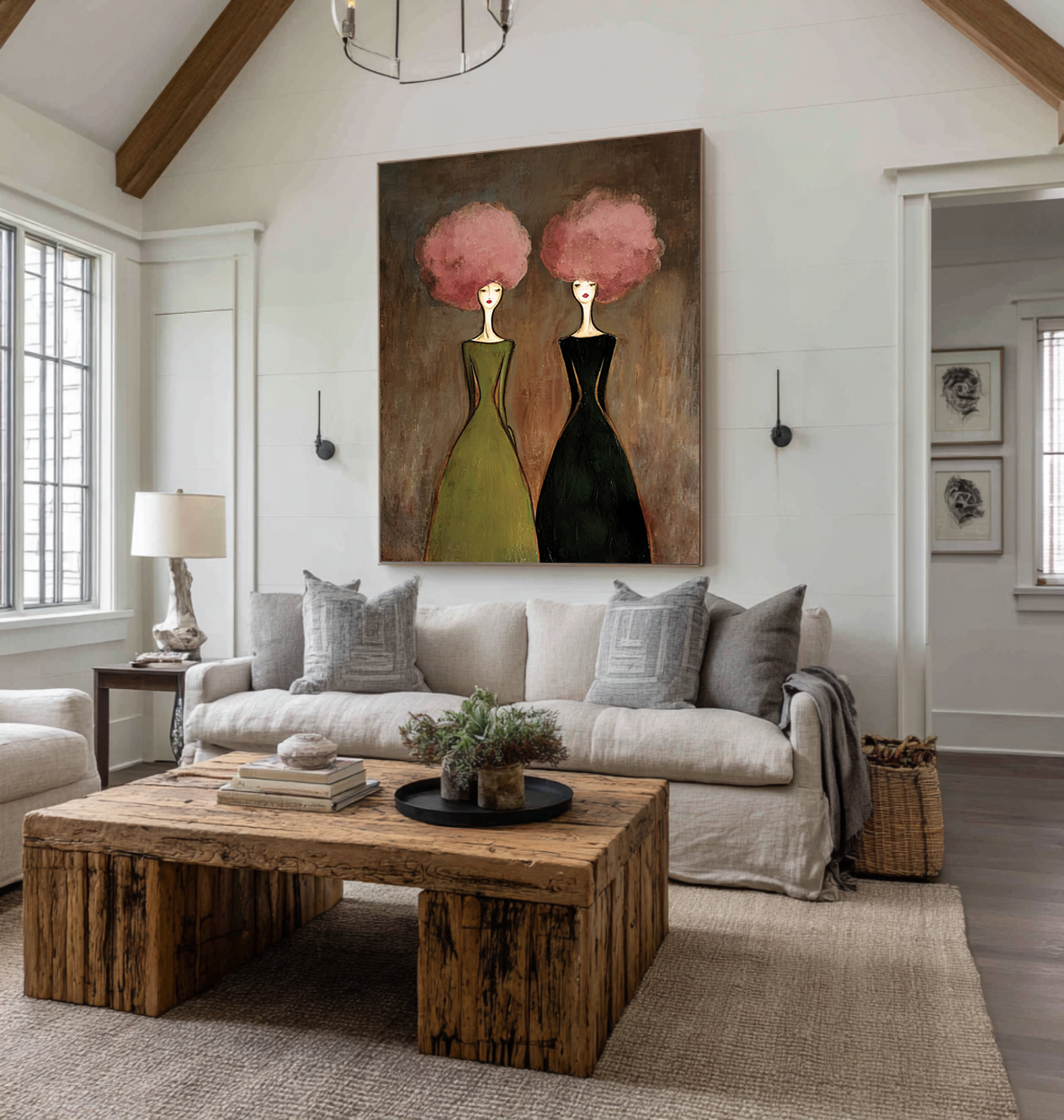 Hand - Painted Figurative Artwork on Canvas | KelorArt