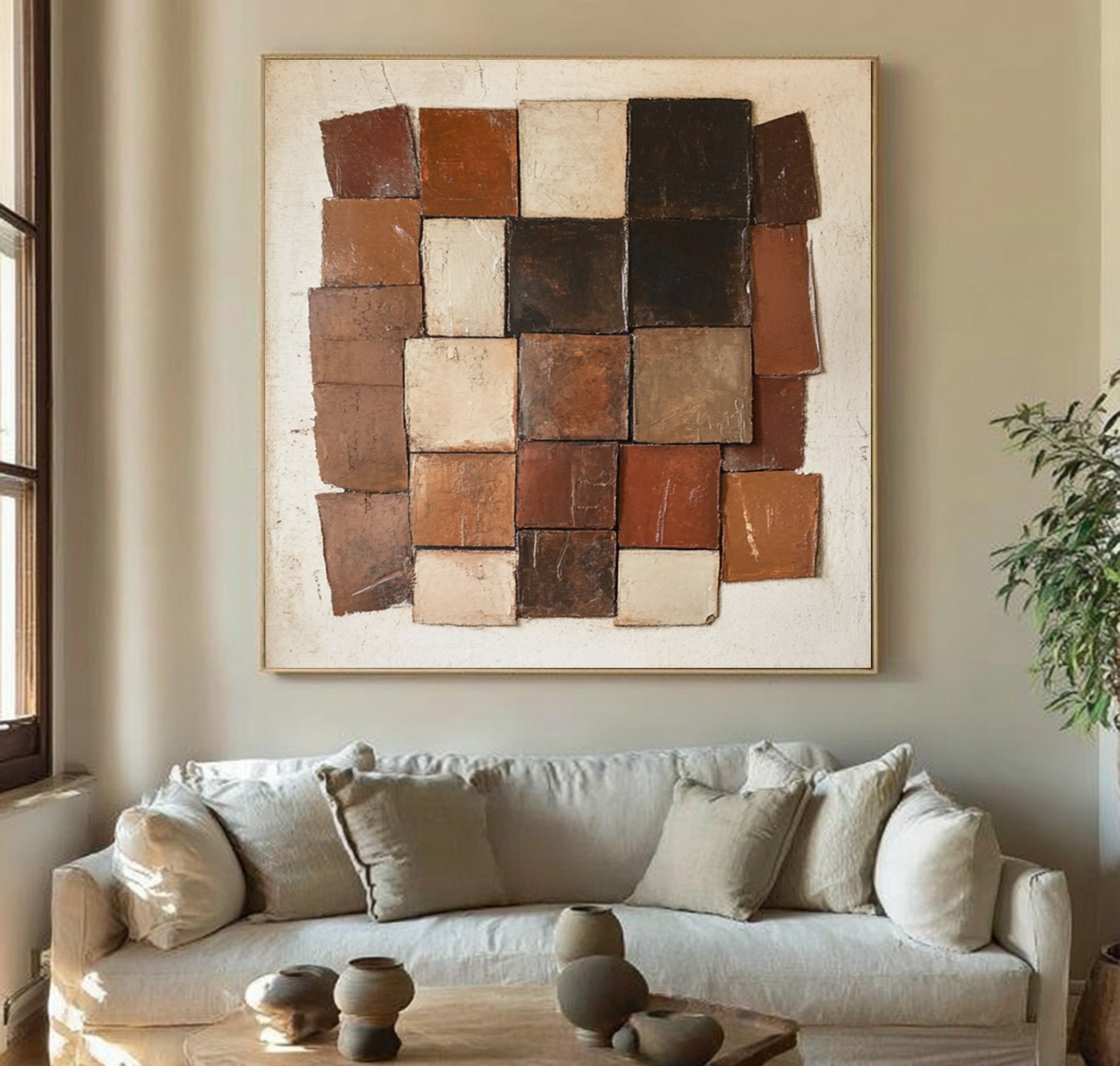 Large Impasto Patchwork | KelorArt #CZ 006