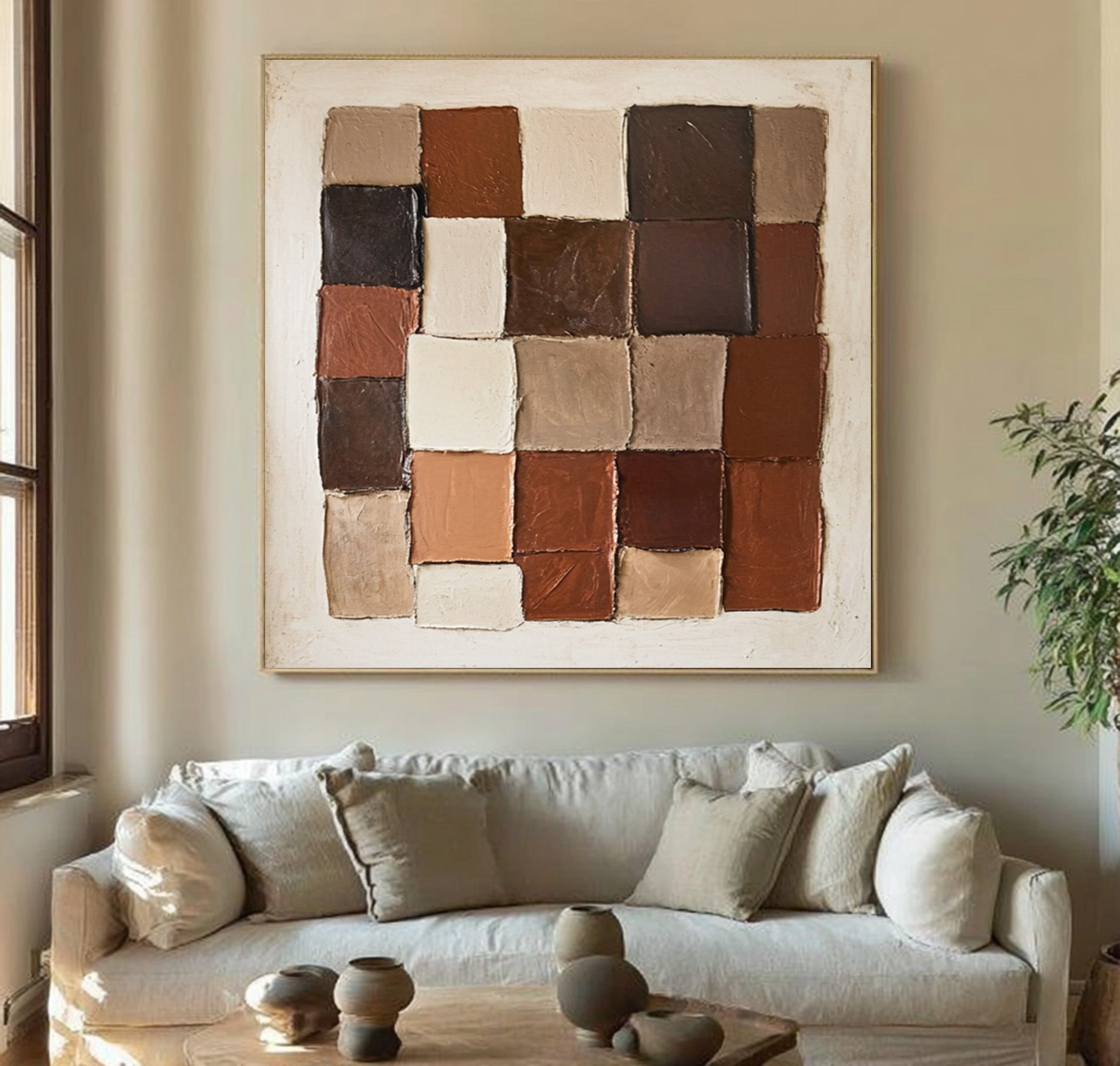 Large Textured Abstract Blocks | KelorArt #CZ 007