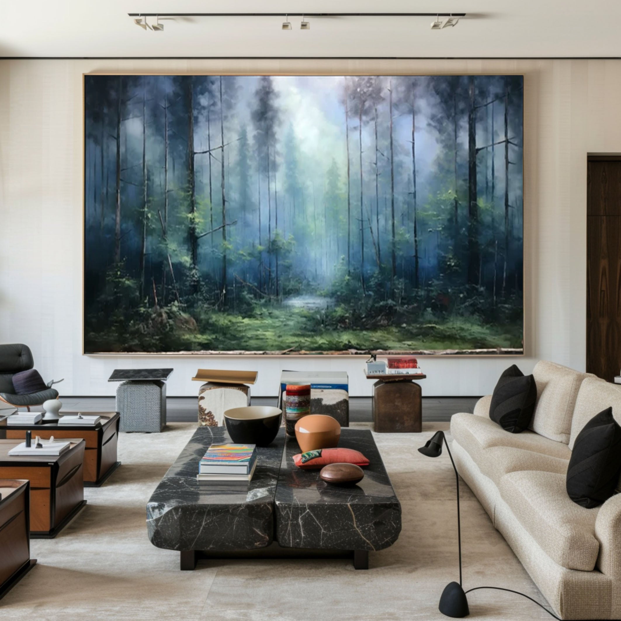 Mystical Forest Canvas Art for Chic Interior Design