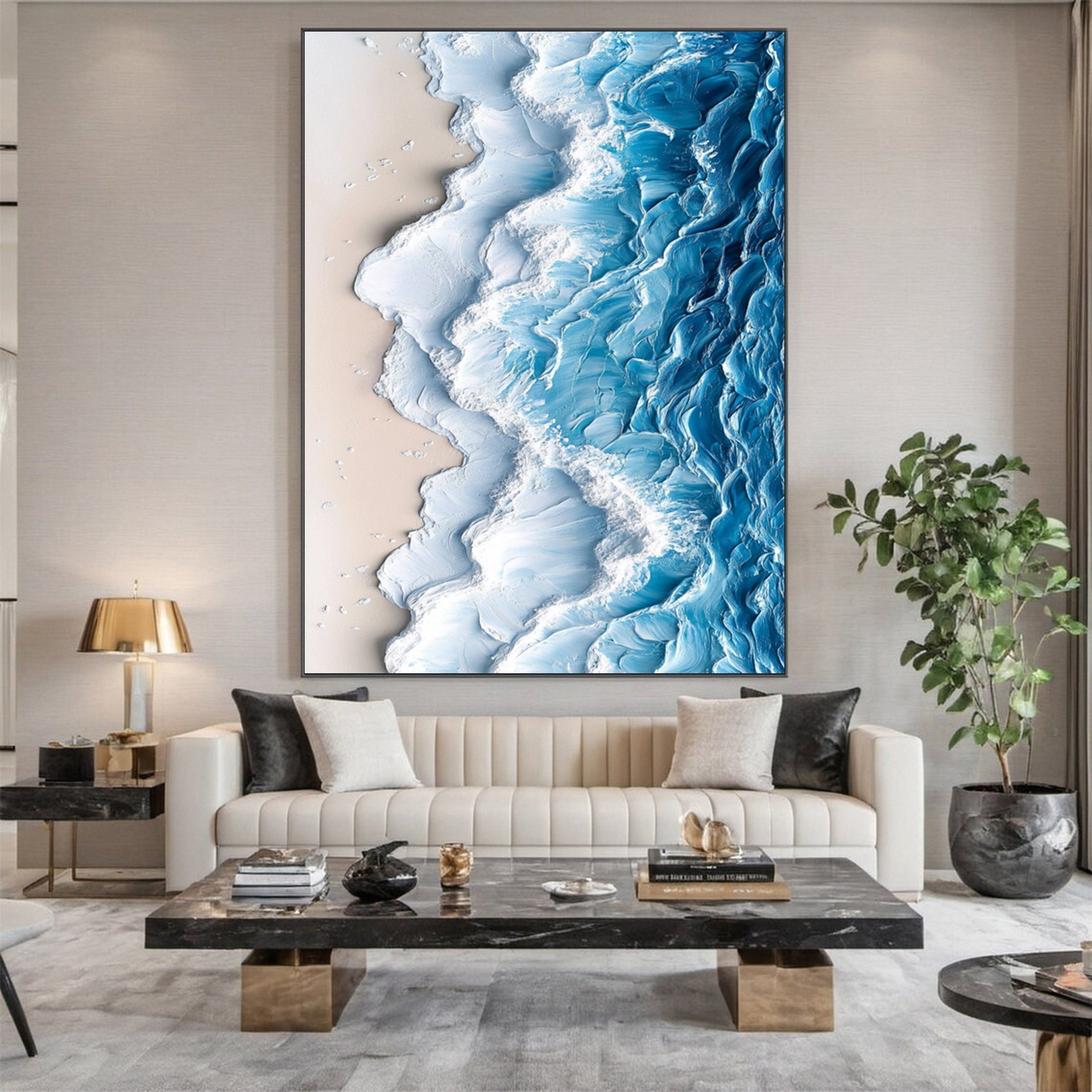 Large Ocean Wave Canvas Art