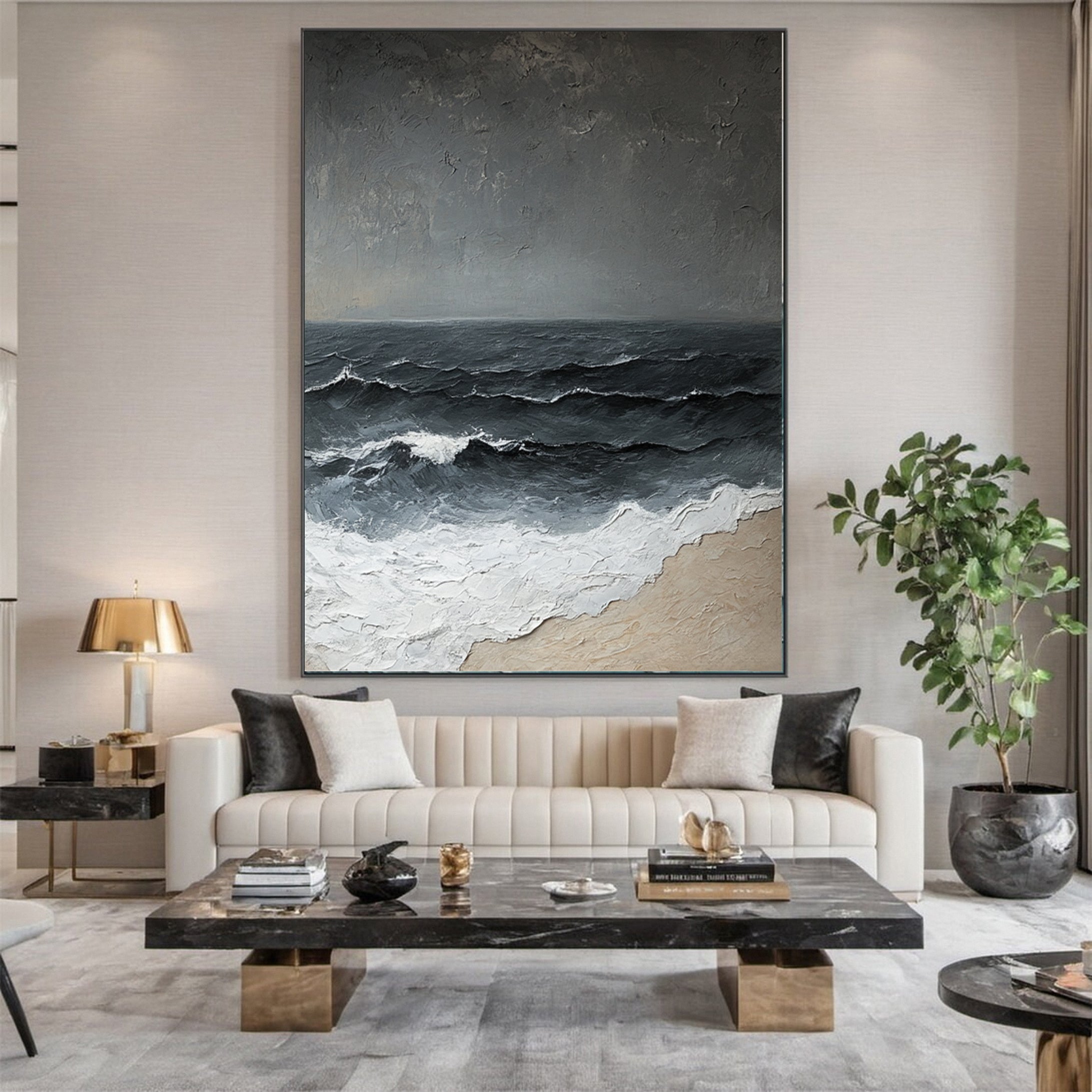 Abstract Coastal Wall Decor