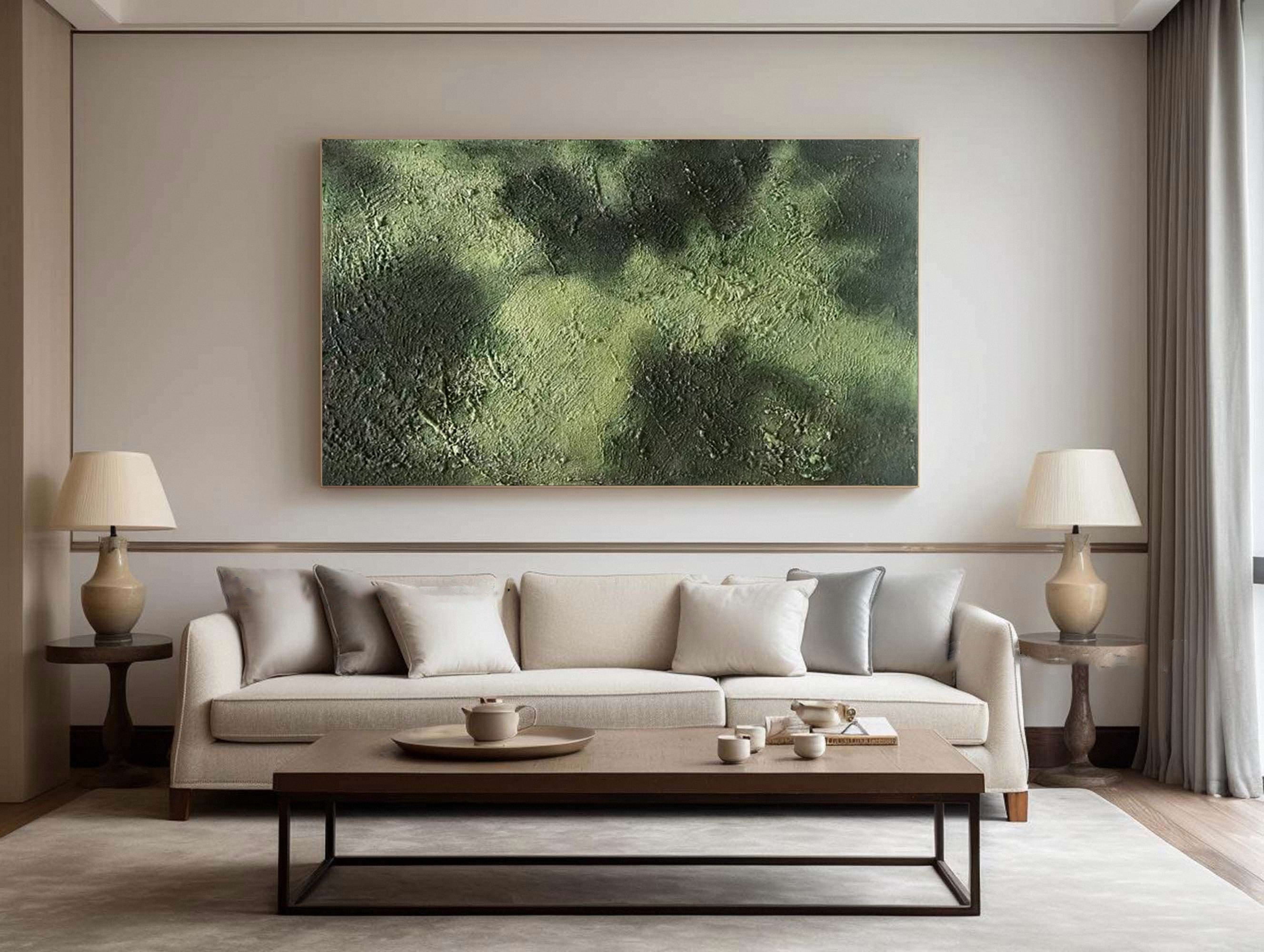 Breaking Crest in Shadow and Light: Modern Textured Ocean Art #MM634