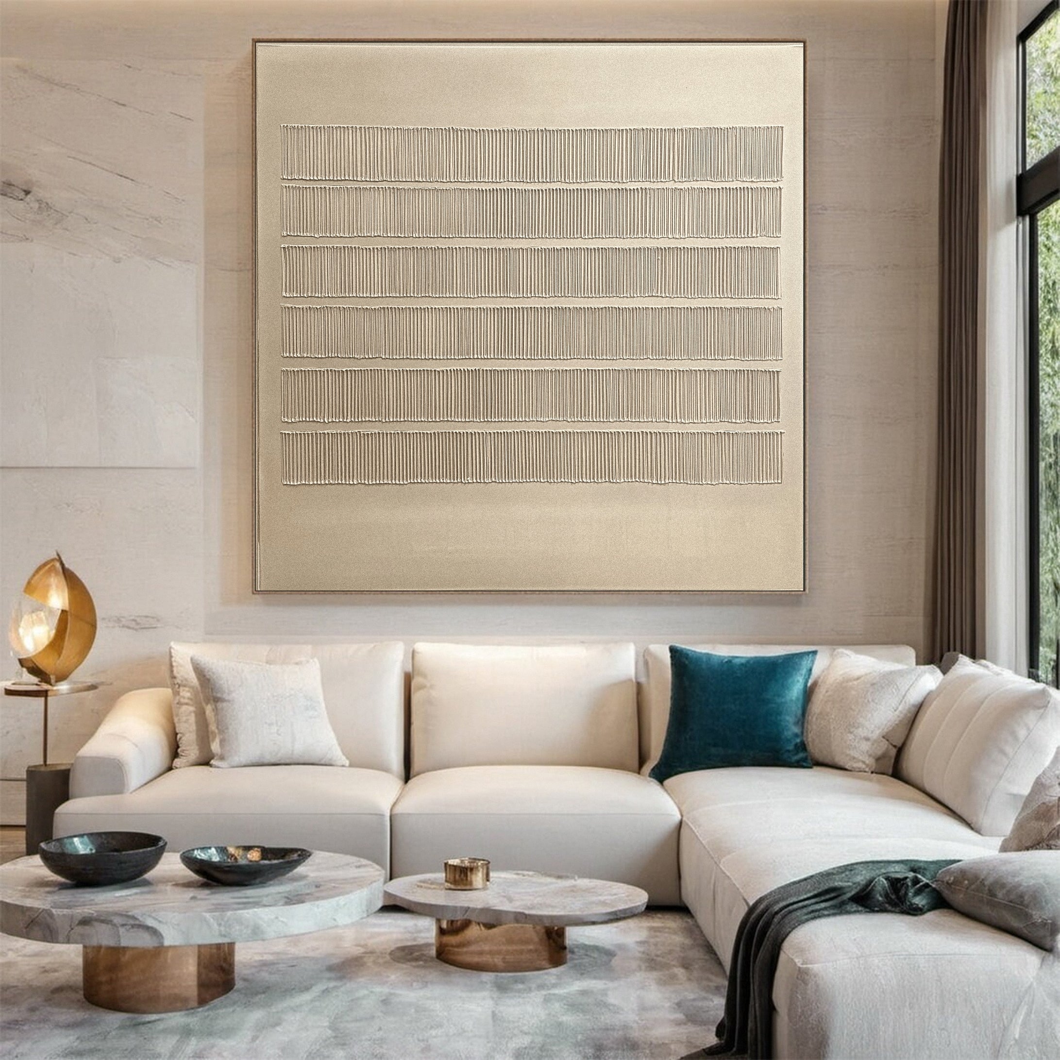 Wabi Sabi Textured Wall Art for Modern Living Rooms #MM136