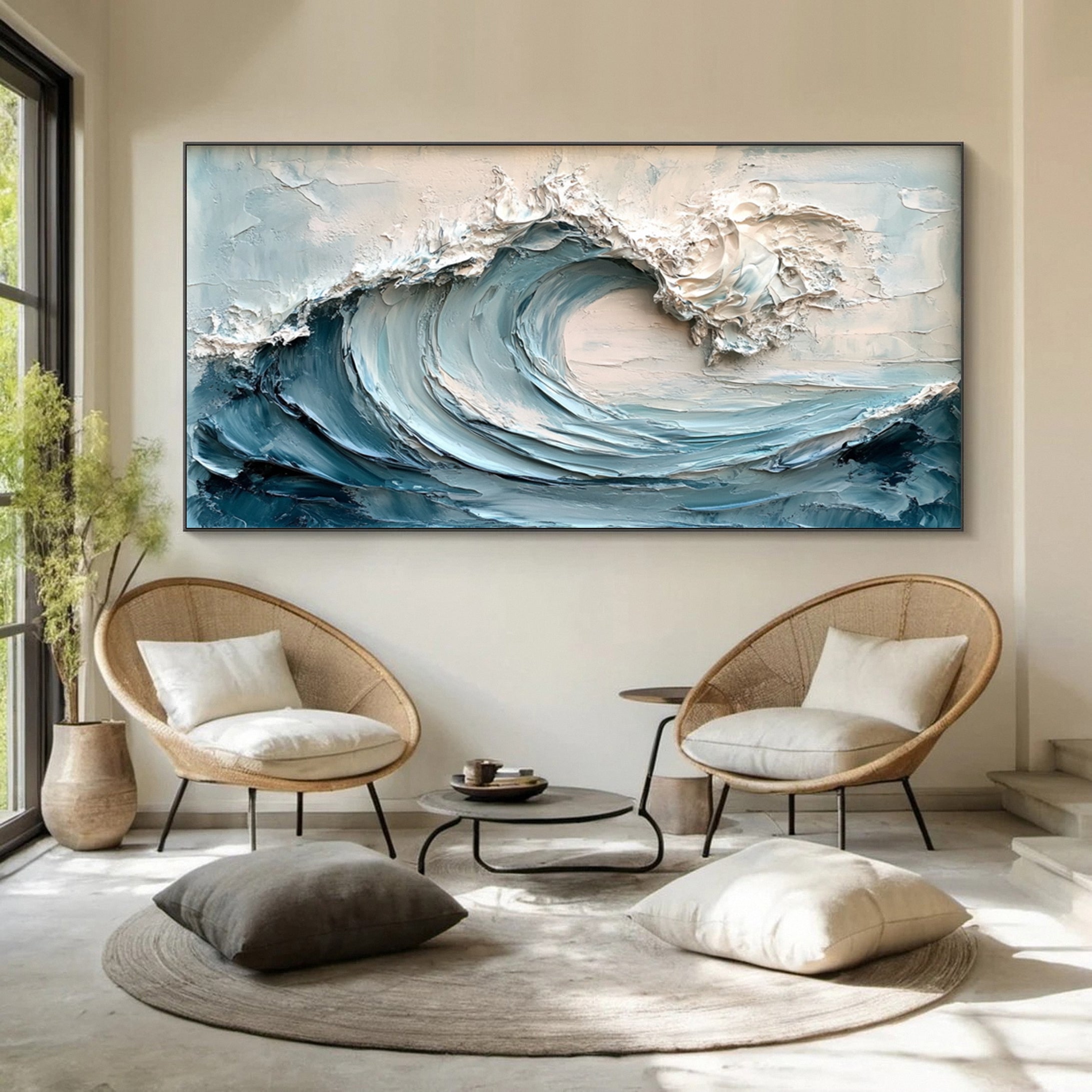 Dynamic Ocean Wave Canvas Art