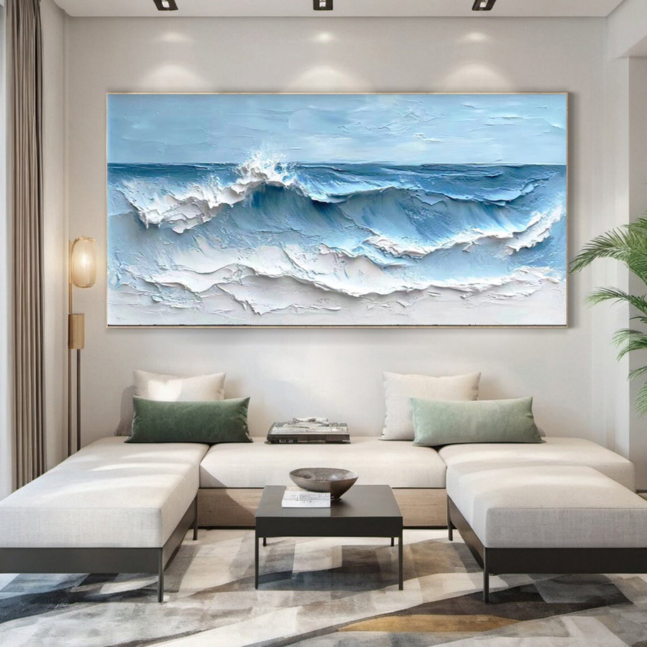 Dynamic Sea Wave Art