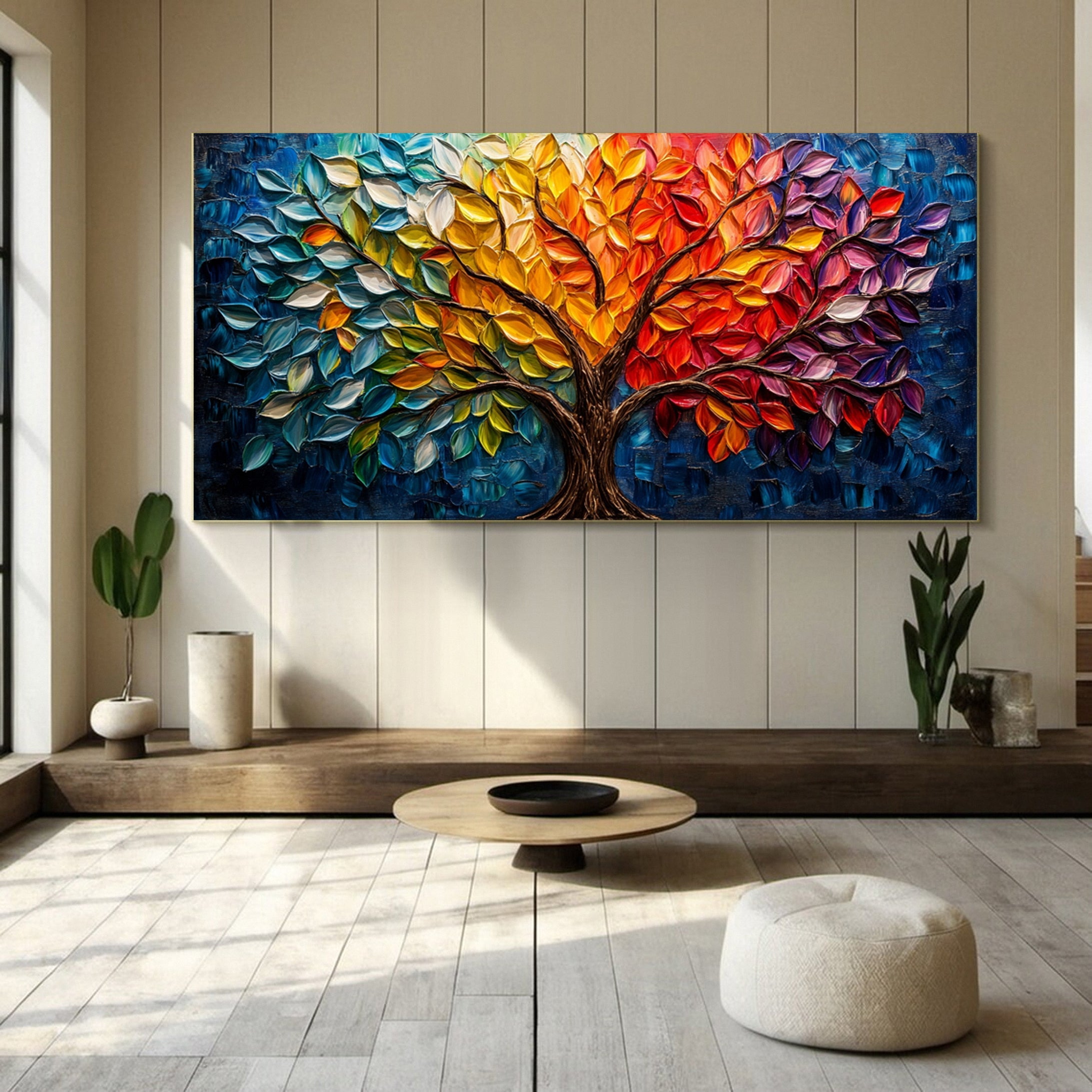 Colorful Tree of Life Wall Art