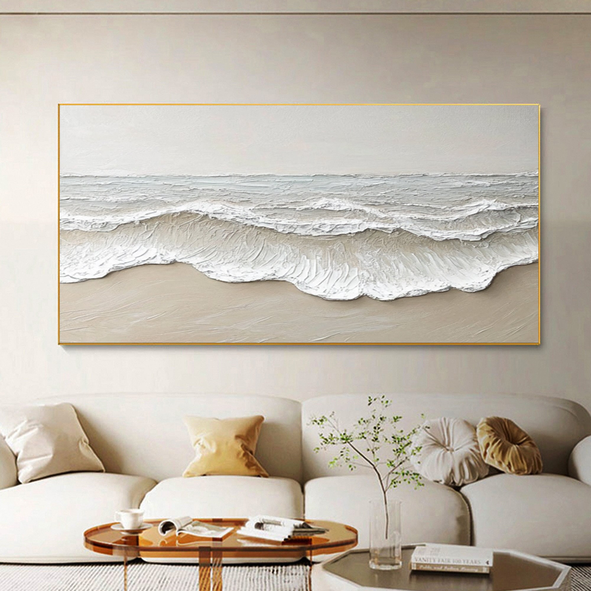 Large Minimalist Seascape | KelorArt #AG 191