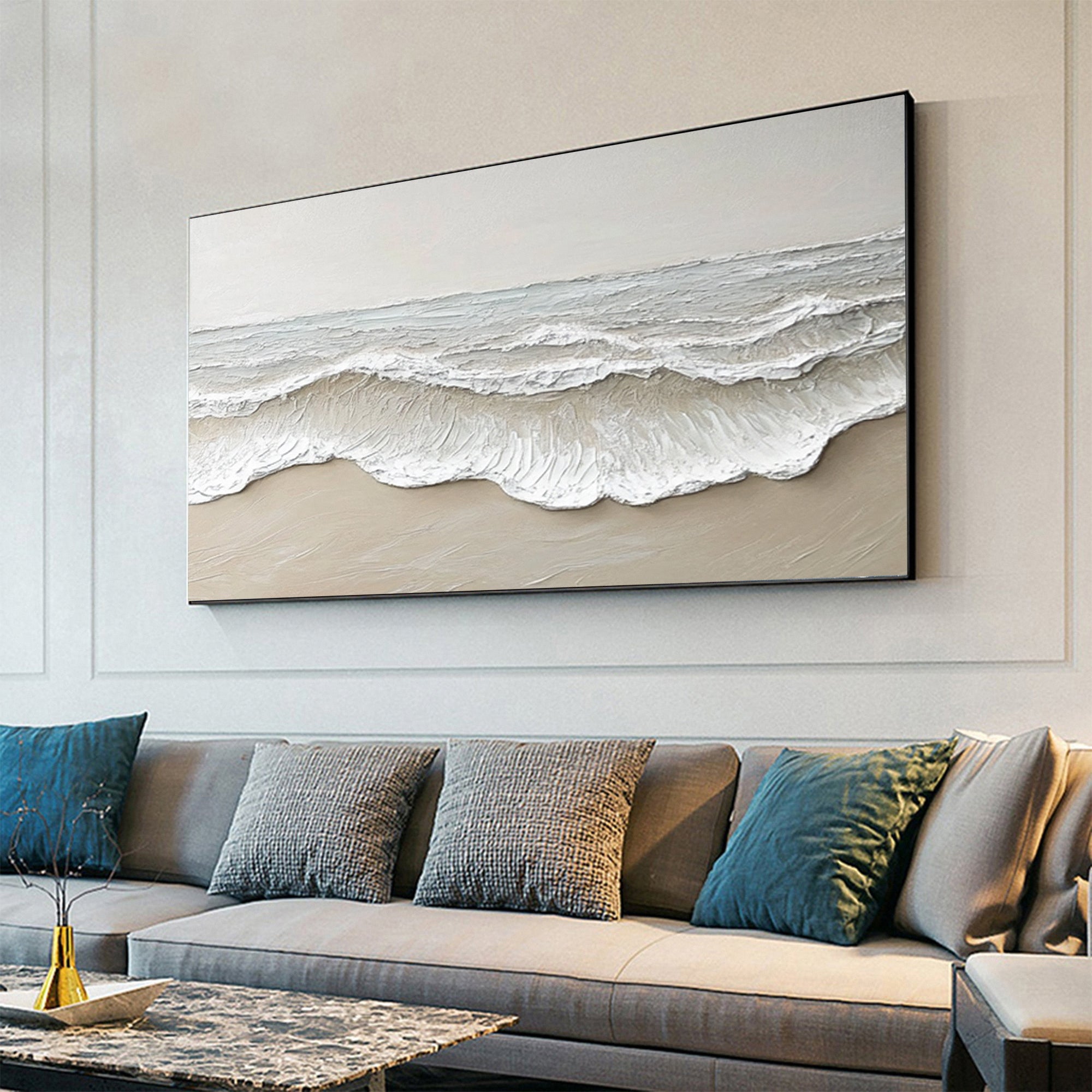 Large Minimalist Seascape | KelorArt #AG 191