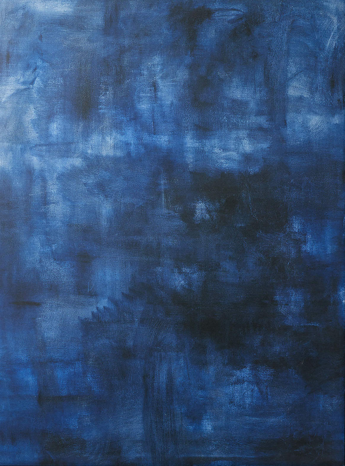 Deep Blue Abstraction, Modern Minimalist Wall Art #MM355