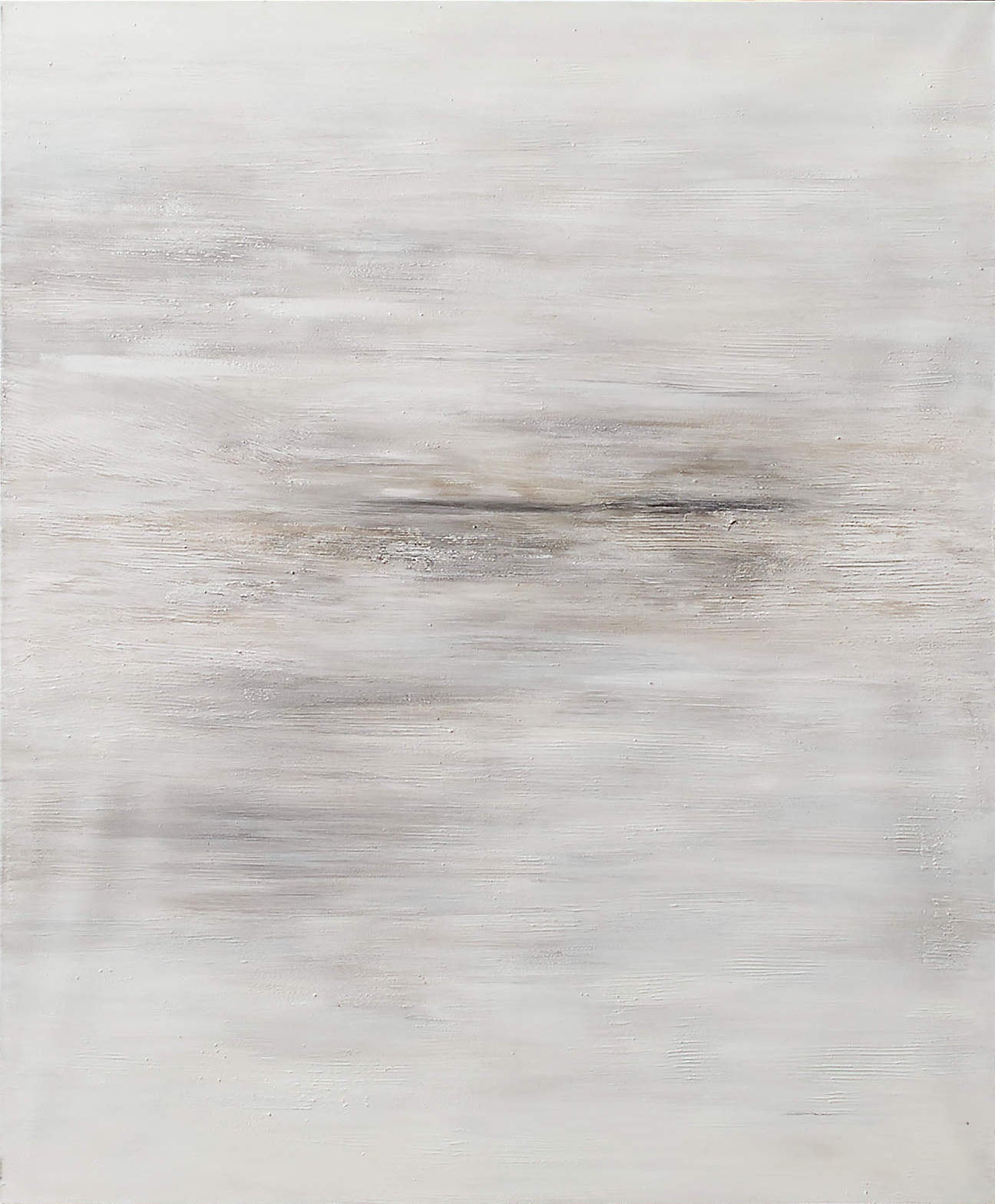 Atmospheric White Abstract Wall Art With Subtle Layers #MM342