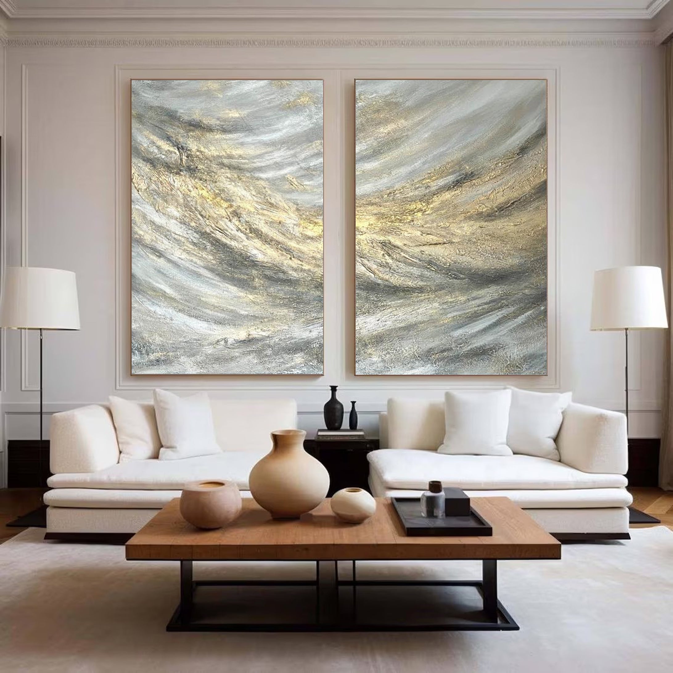 Large Abstract Painting For Wal