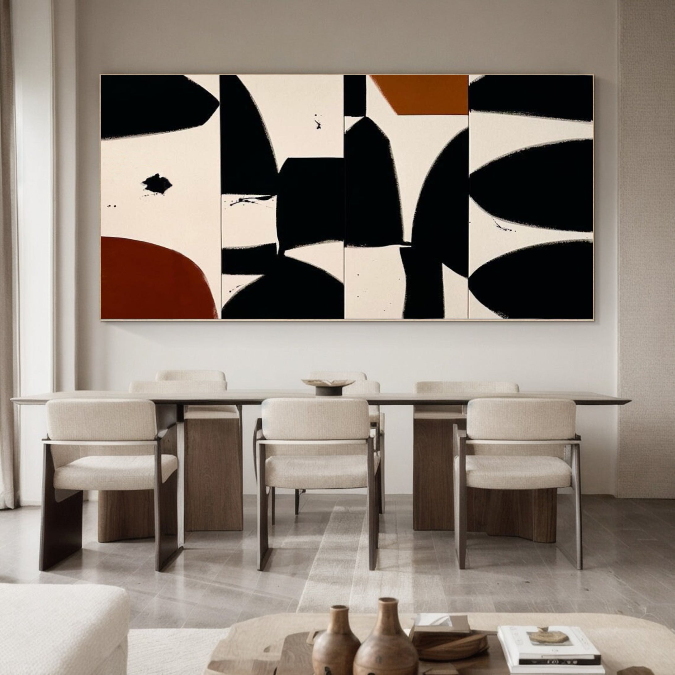 Minimalist Abstract Geometric Canvas For House #MM051