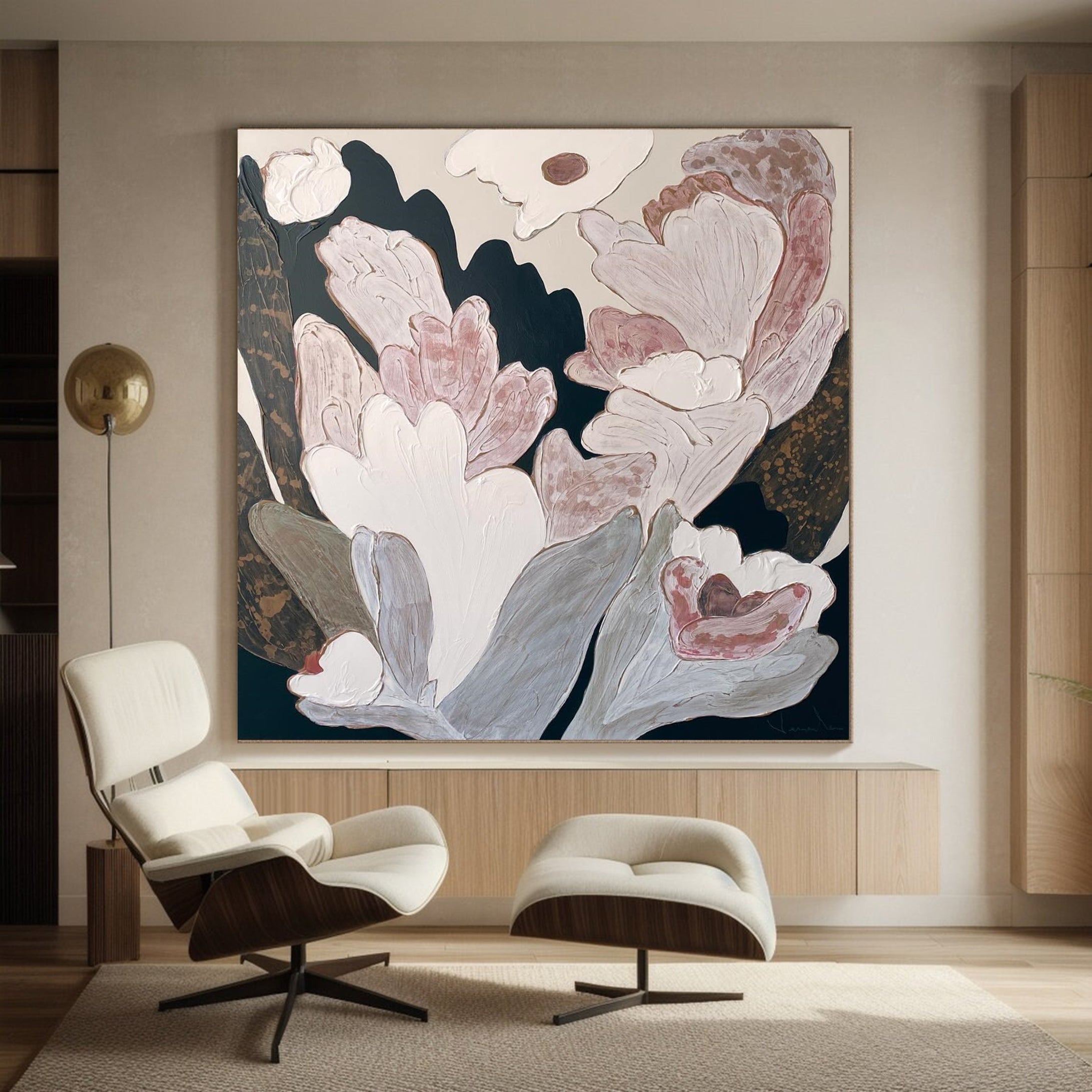 Elegant Modern Floral Wall Art