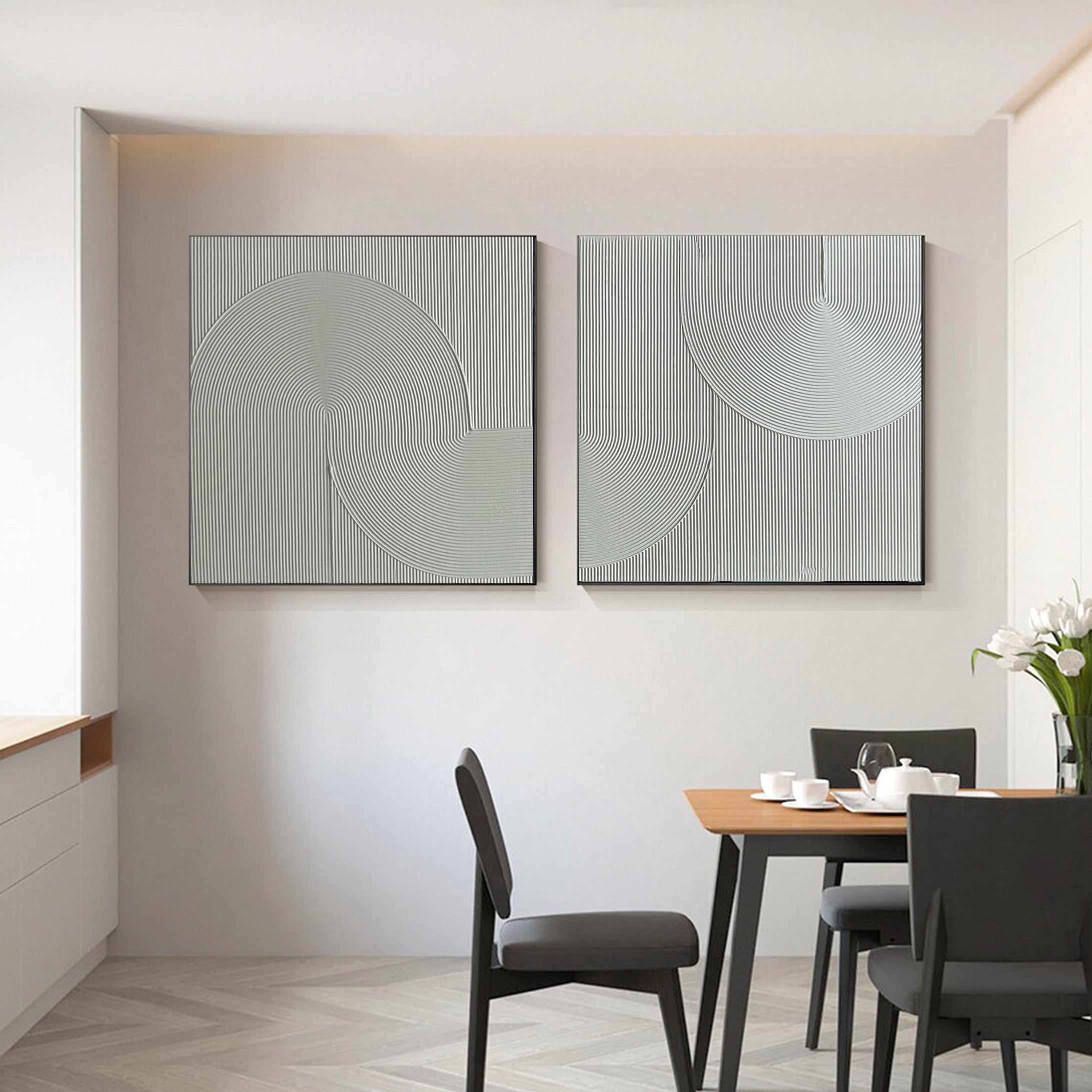 Minimalist Abstract Geometry Chic and Simple Wall Art #MMS016