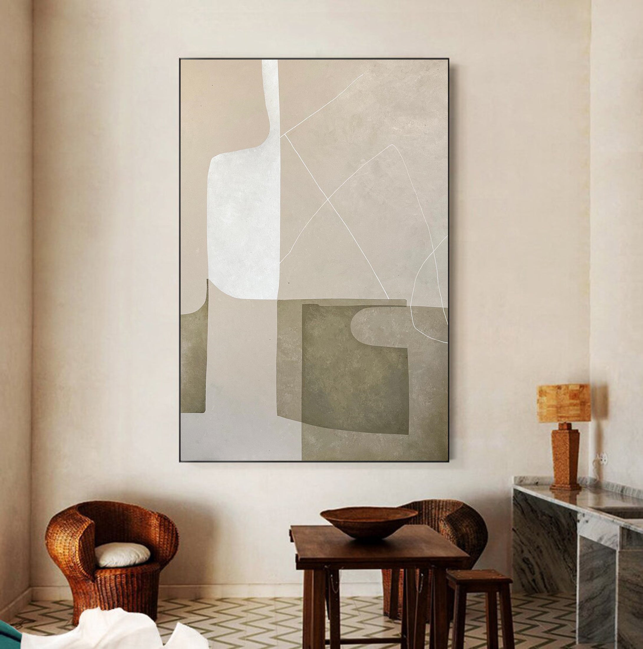 Abstract Geometry Elegant Wall Art for Modern Homes #MM016