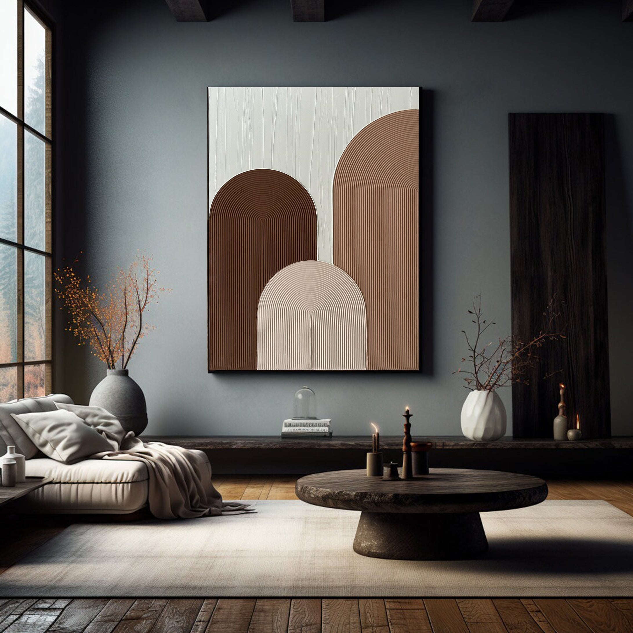 Minimalist Arch Wall Art for Dining Rooms #MM017