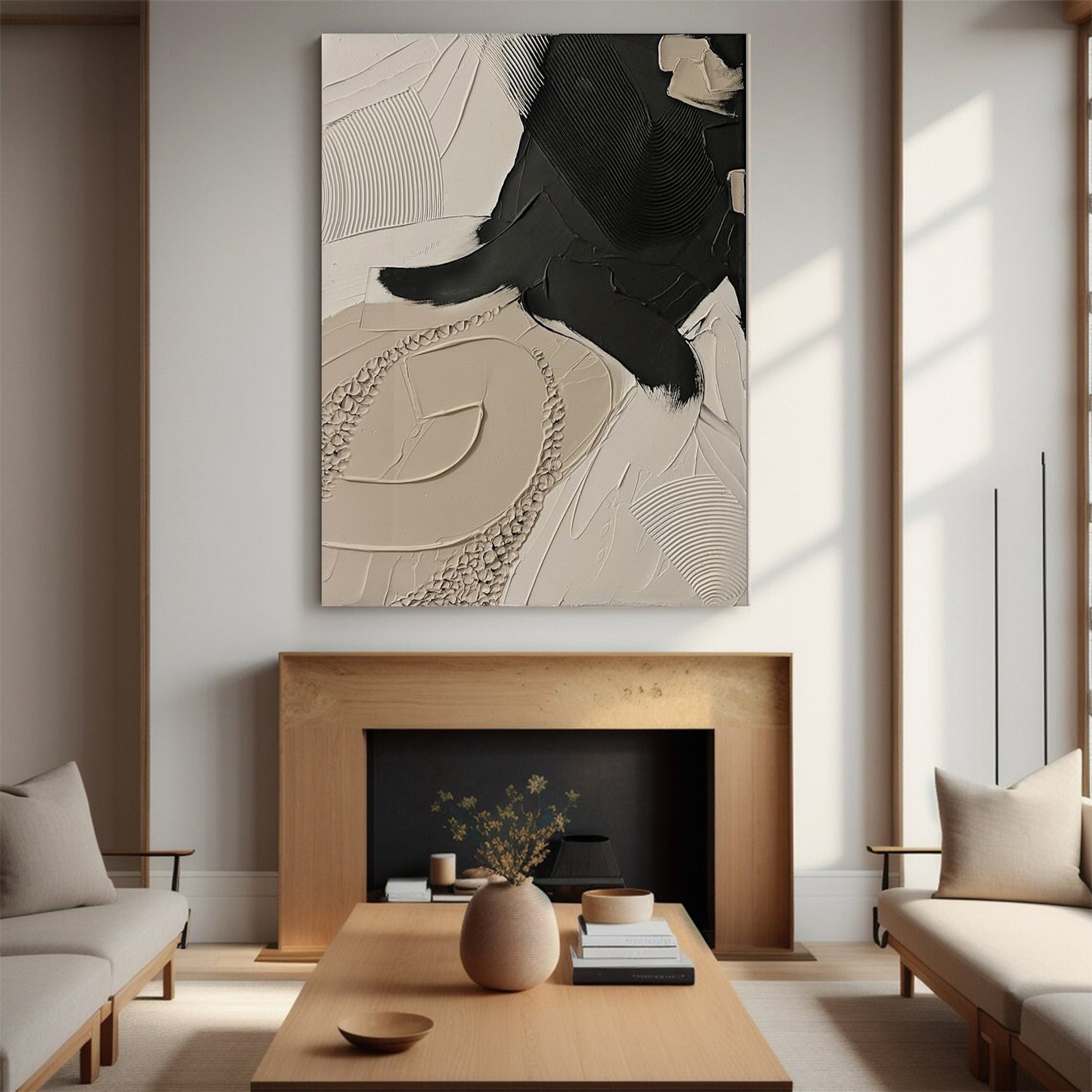 Handcrafted Textured Wall Art For Modern Homes #MM025