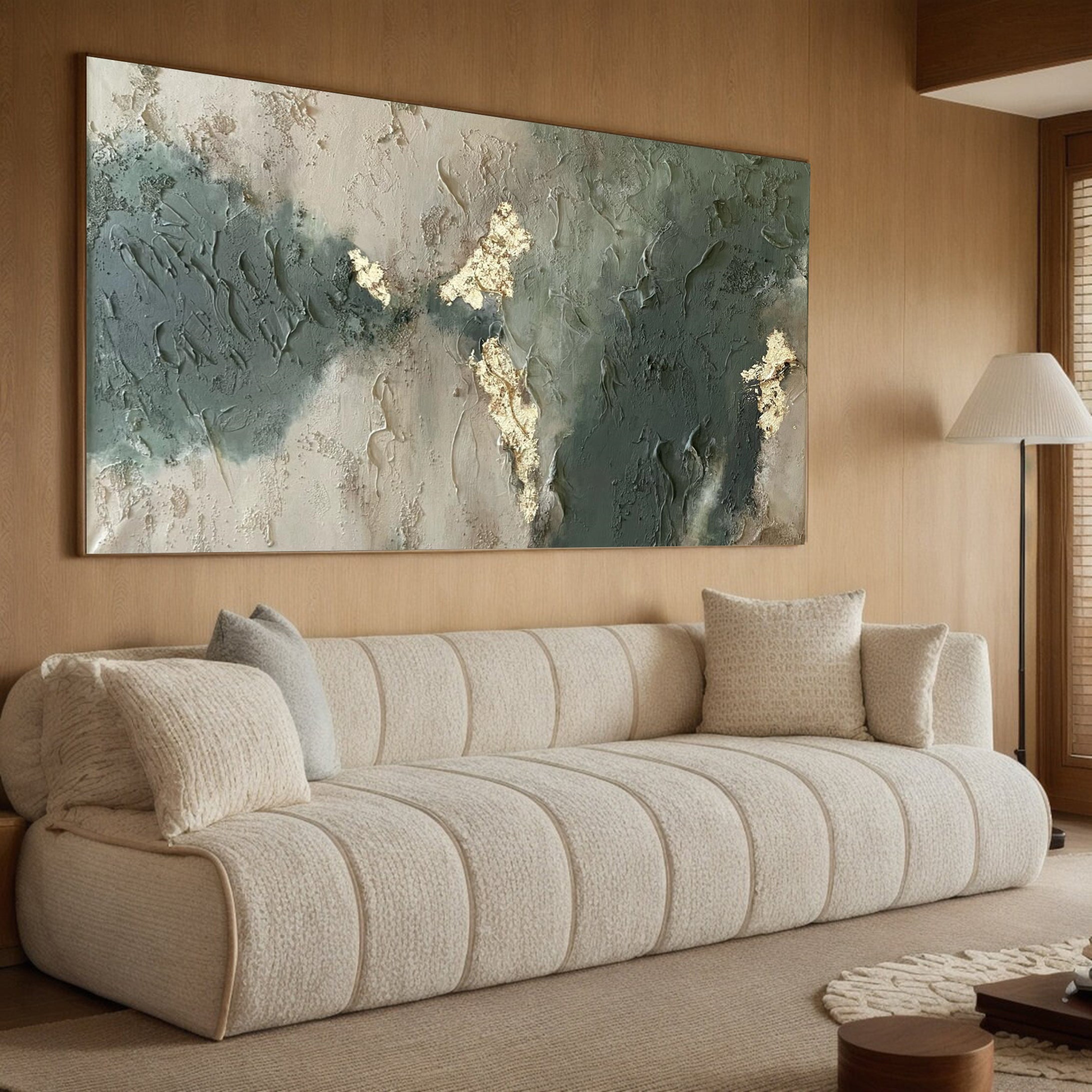 Modern Textured Painting Living Room Wall Art #AB010