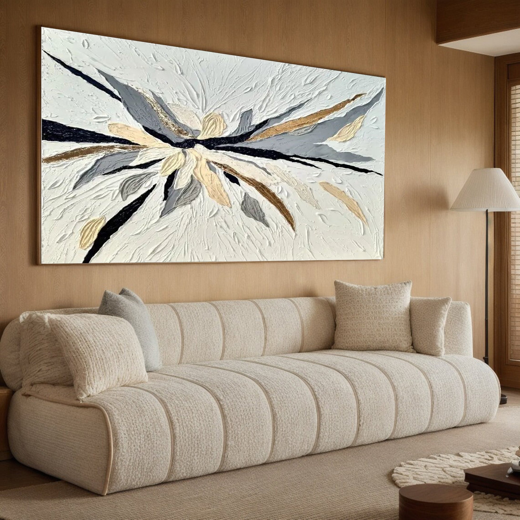 Textured Abstract Oil Painting For Modern Homes #MM052