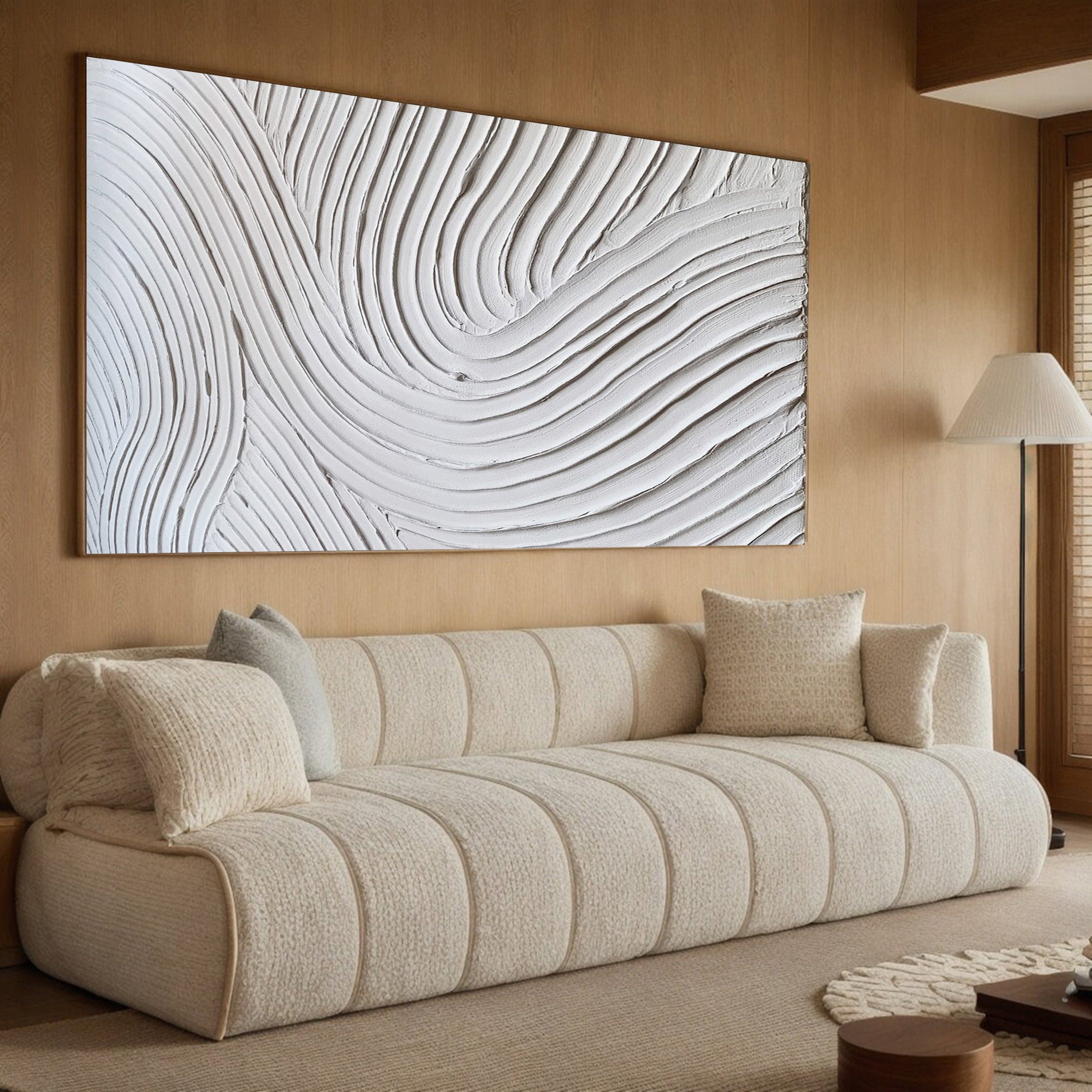 Abstract Line Art Canvas Minimalist Monochrome Wall Decor #MM041