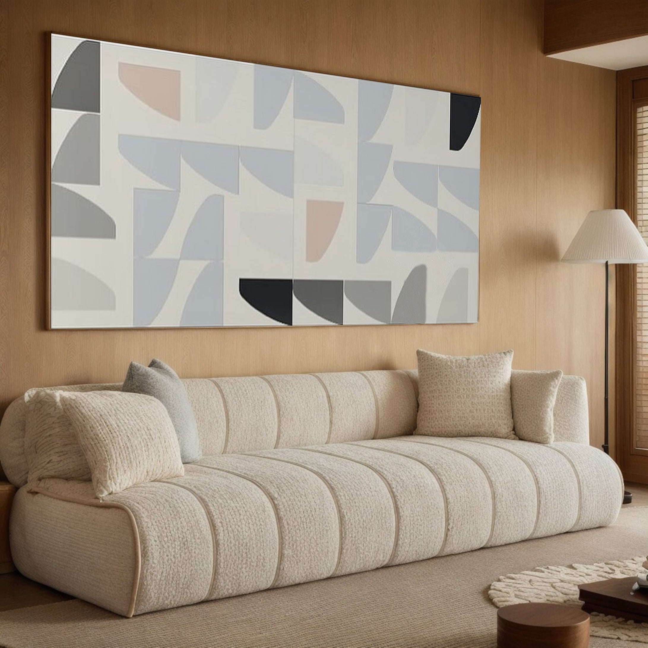 Modern Abstract Painting Chic Geometric Patterns #MC006