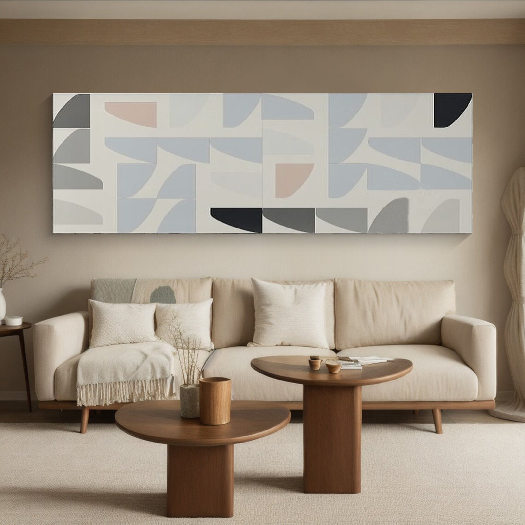 Modern Abstract Painting Chic Geometric Patterns #MC006