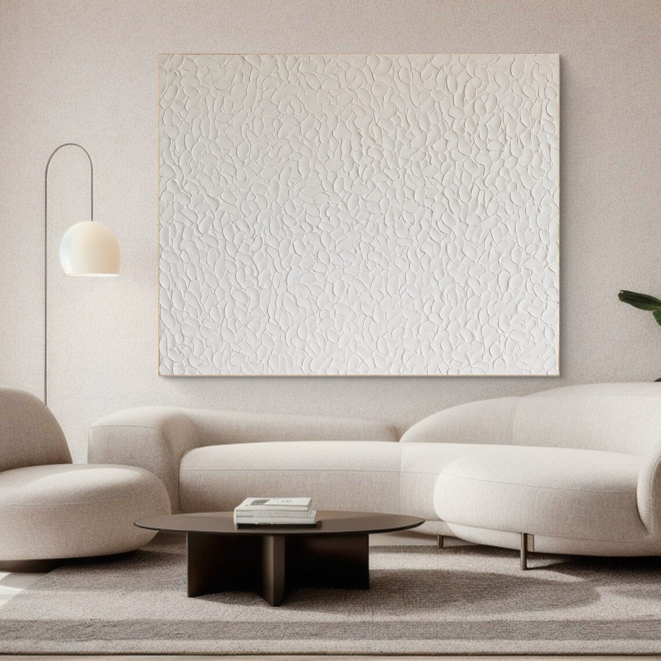 Geometric Patterned Textured Canvas Chic and Modern Art #MM042