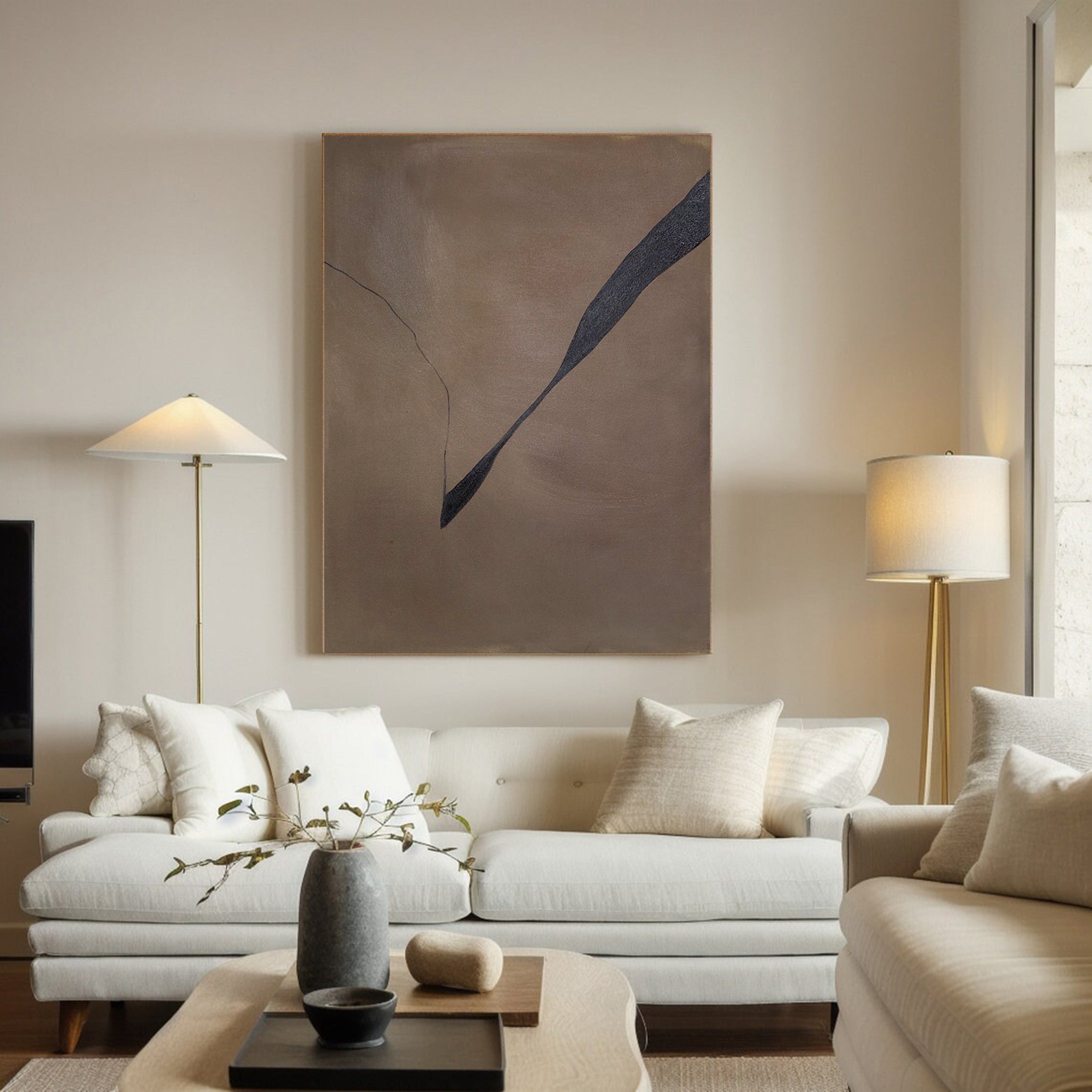 Modern Minimalist Wall Art Bold Simplicity for Elegant Interiors #MM001