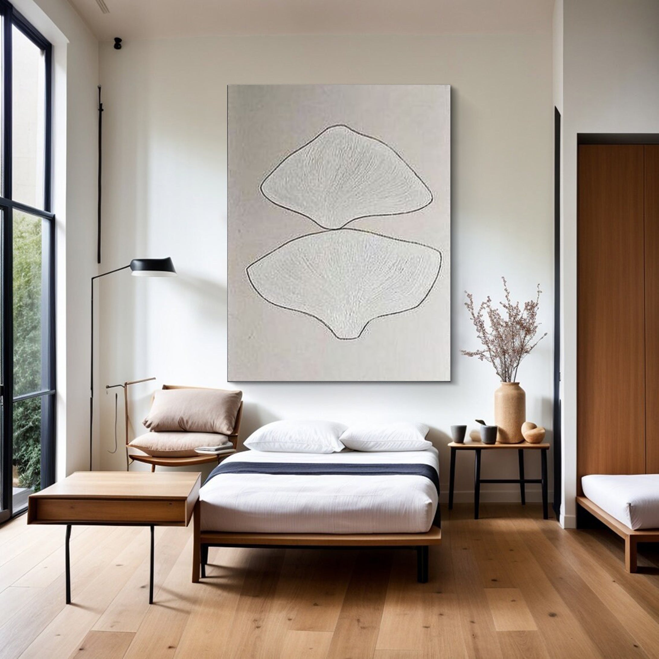 Minimalist Abstract Shapes Canvas For Wall Decor #MM012