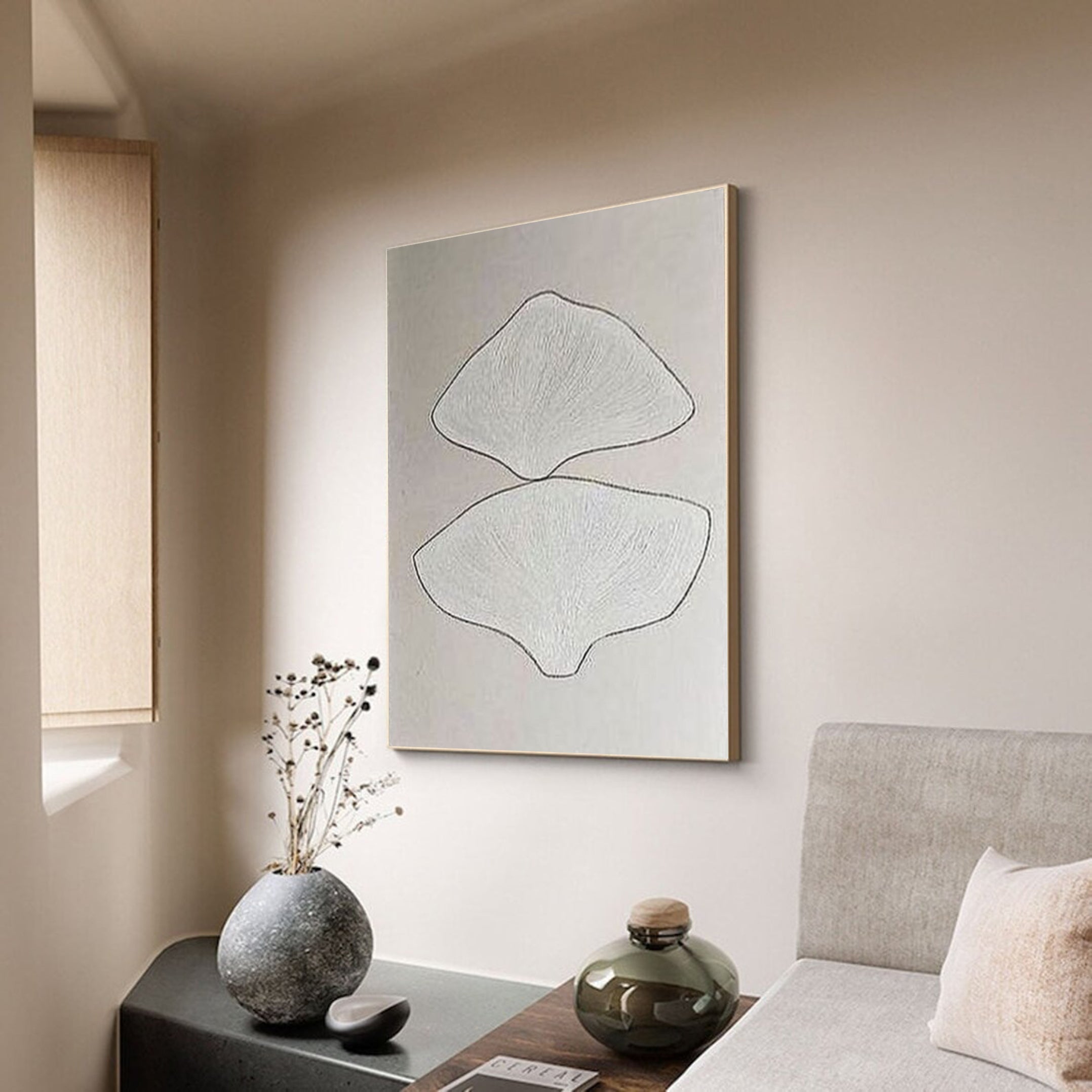 Minimalist Abstract Shapes Canvas For Wall Decor #MM012