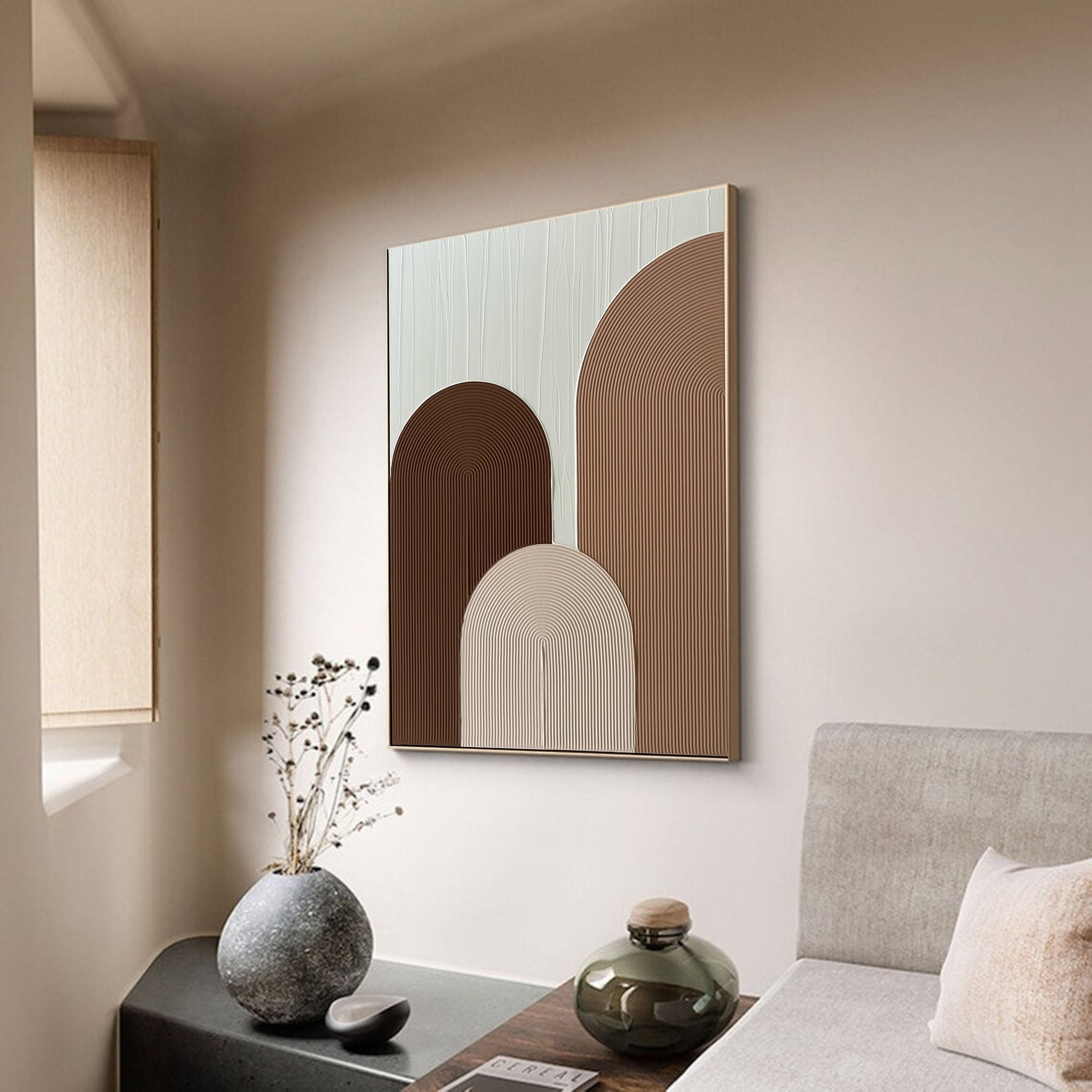 Minimalist Arch Wall Art for Dining Rooms #MM017