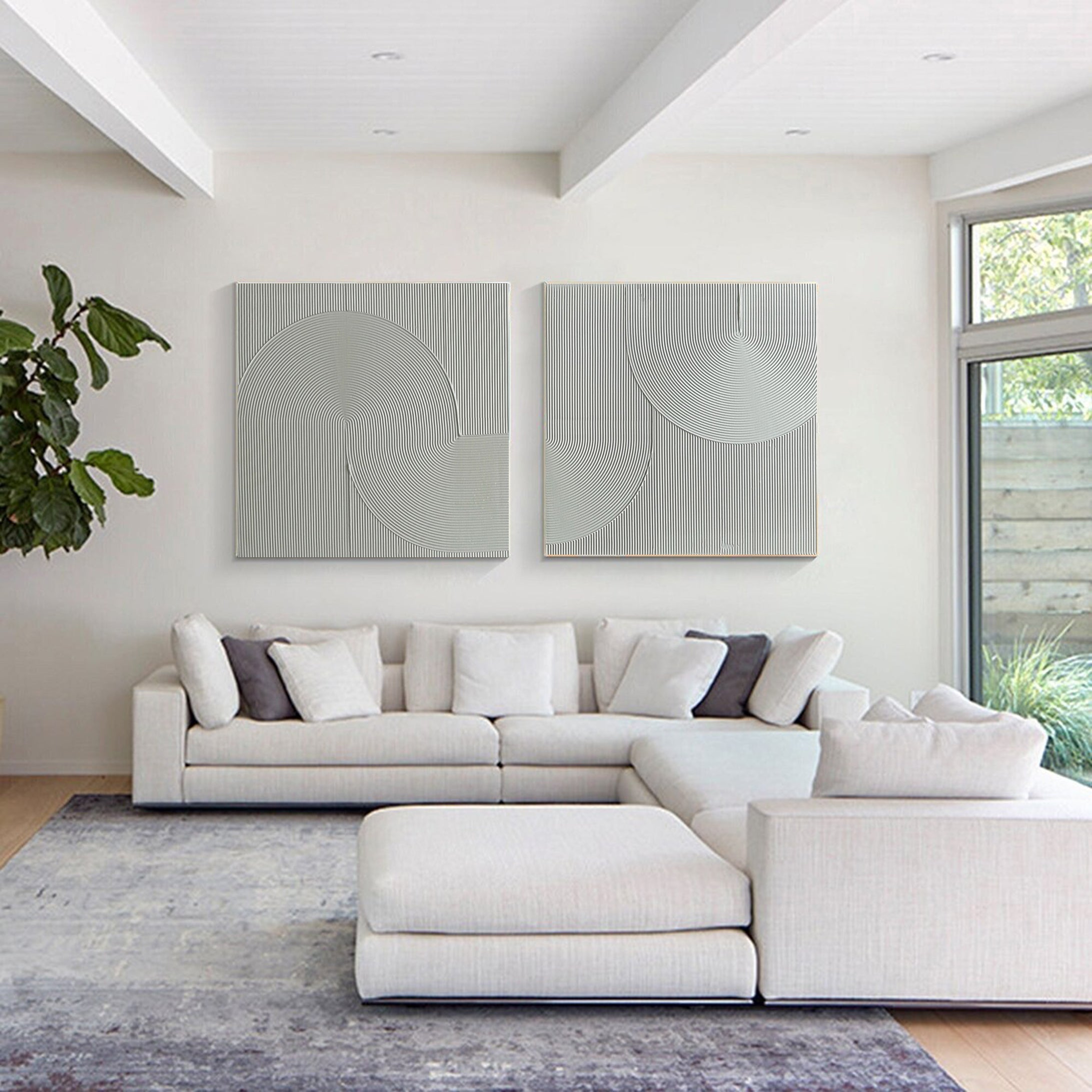 Minimalist Abstract Geometry Chic and Simple Wall Art #MMS016