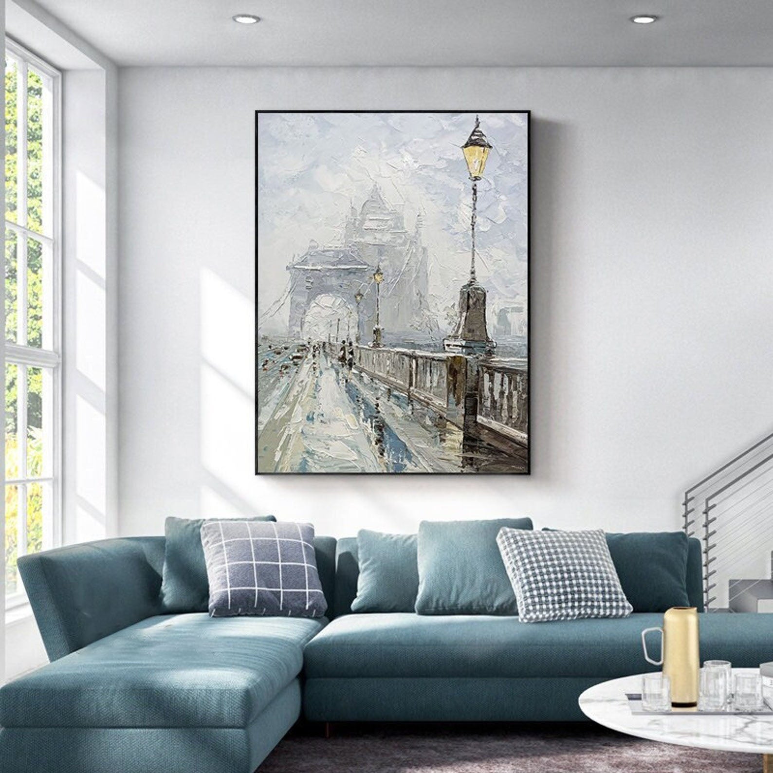 Abstract London Artwork - Contemporary Style, Home Decor