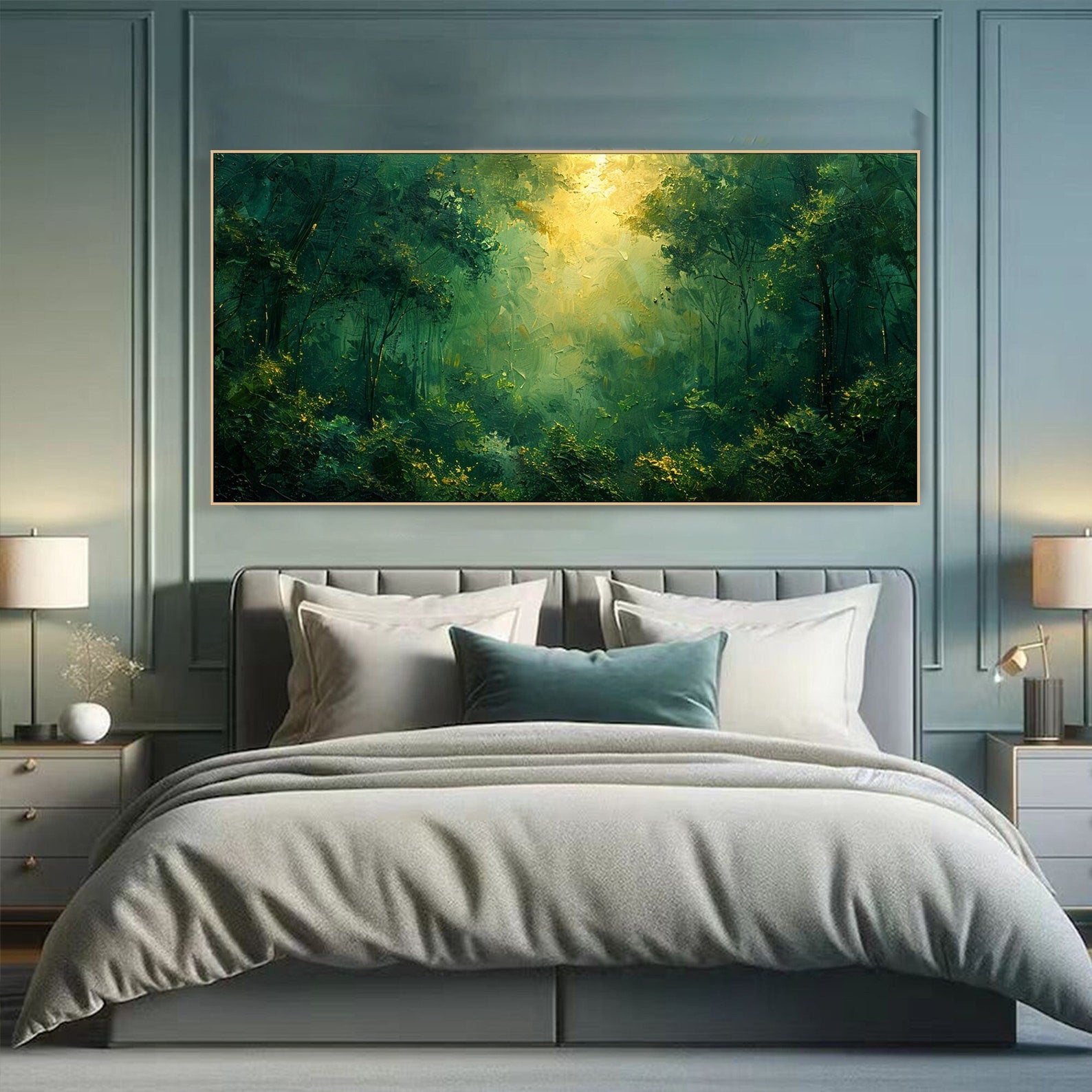 Forest Light, Natural Beauty Landscape Wall Painting #TP056