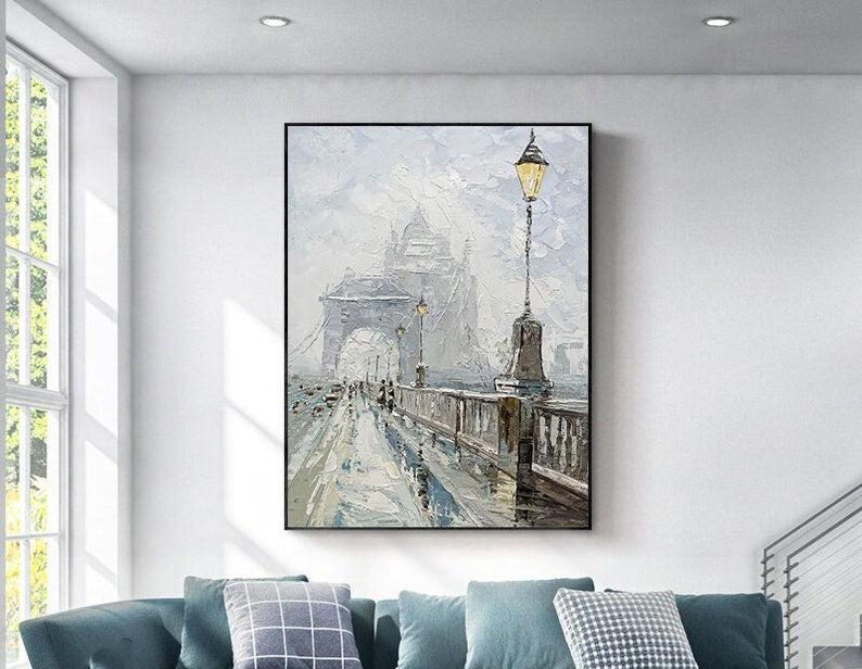 Abstract London Artwork - Contemporary Style, Home Decor #MM317