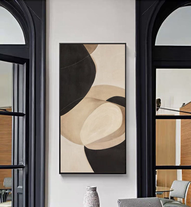 Elegant Neutral Minimalist Art in Organic Forms #MM278