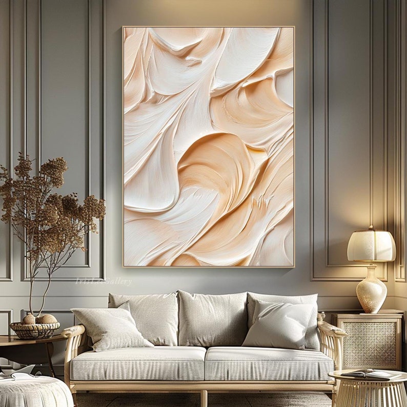 Large Layered Wave Abstract, Dimensional Wall Art #MM297