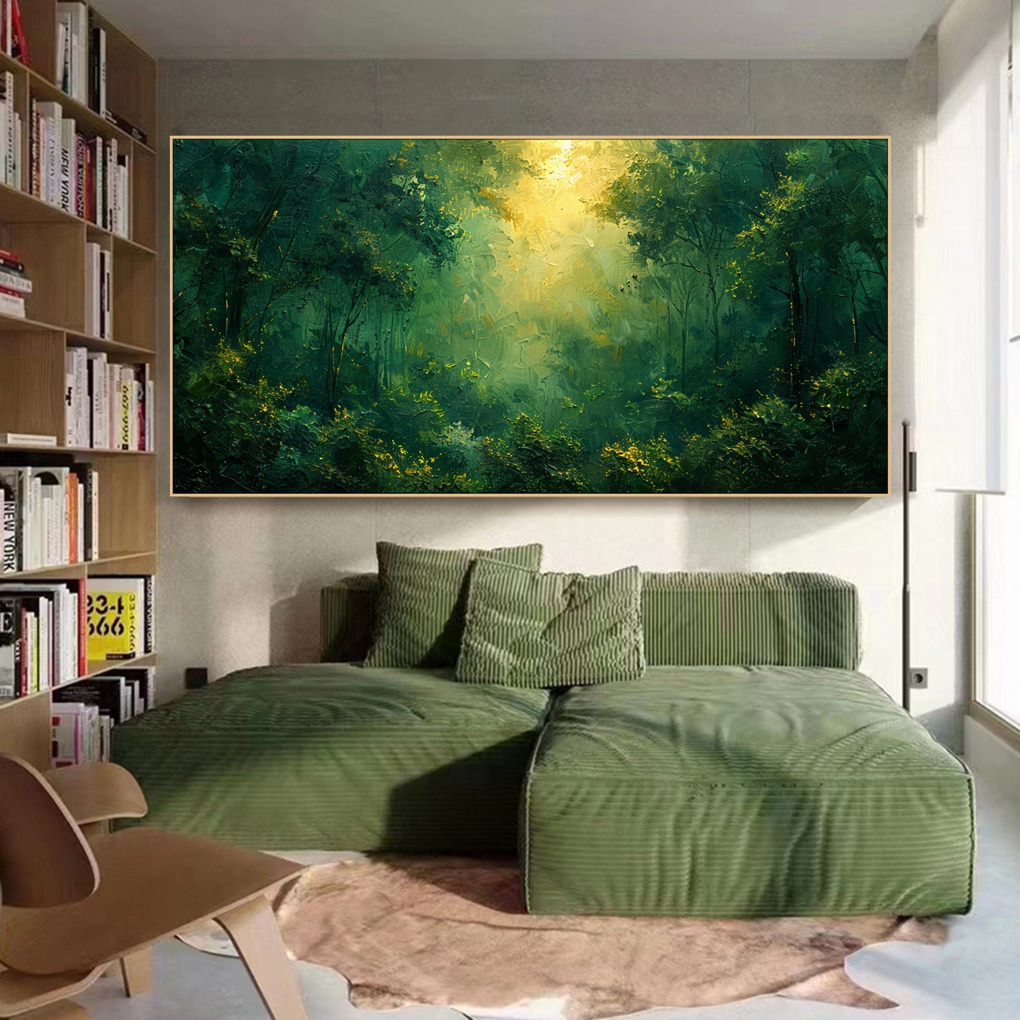 Forest Light, Natural Beauty Landscape Wall Painting #TP056