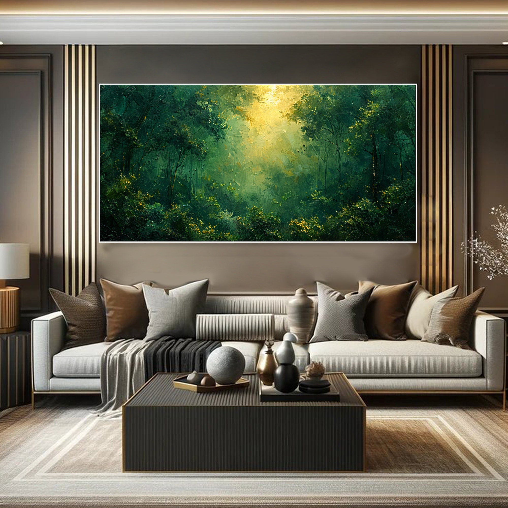 Forest Light, Natural Beauty Landscape Wall Painting #TP056